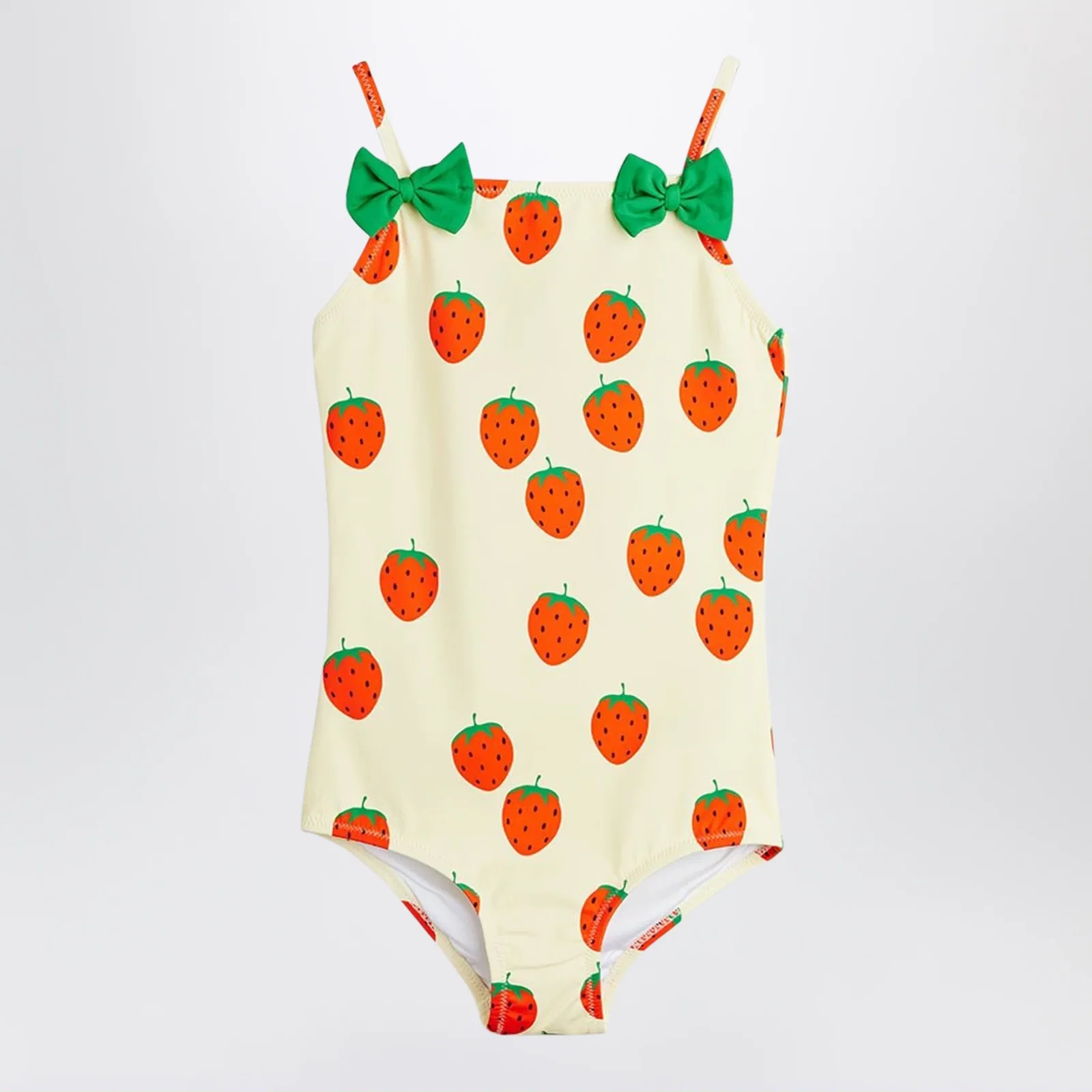 Mini Rodini Swim shorts with strawberry print