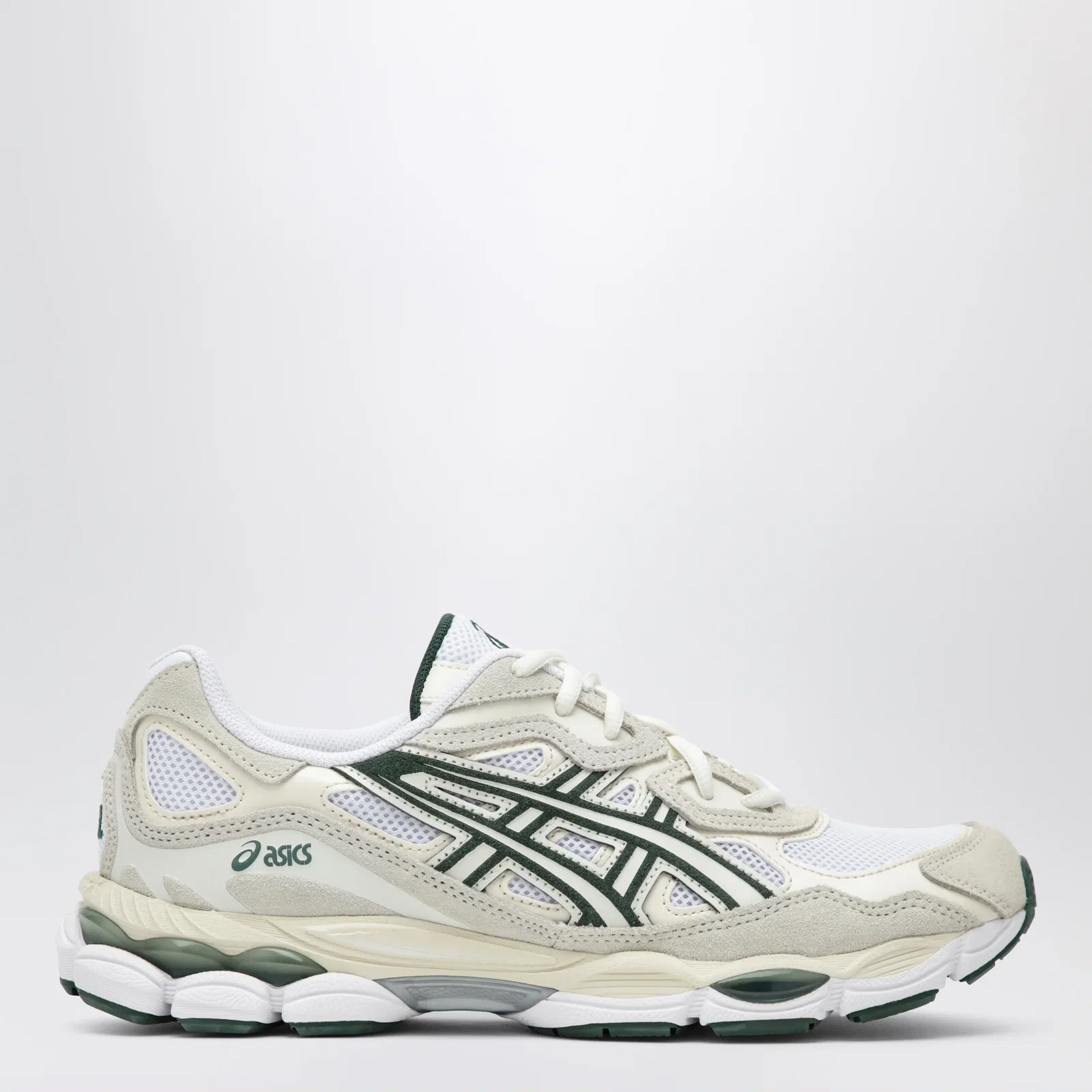 ASICS GEL-NYC Ivory/Forest Night trainers