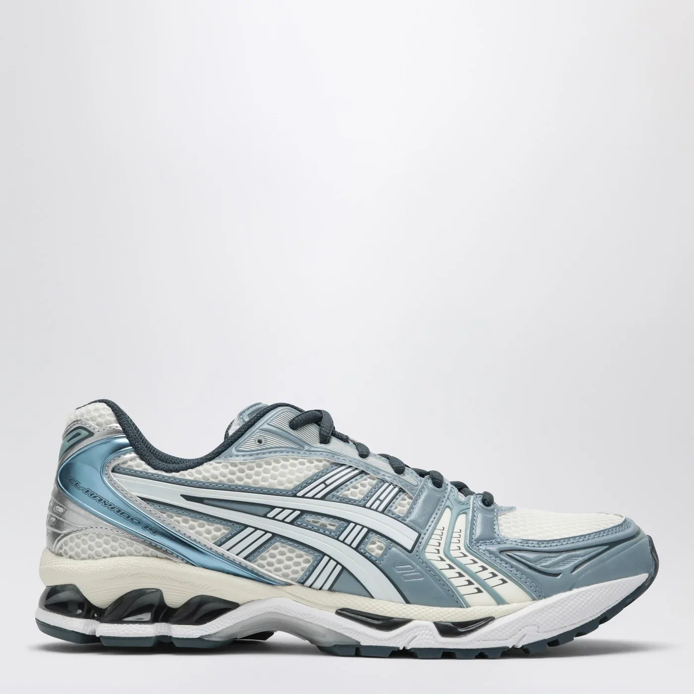 ASICS Gel-Kayano 14 Sneakers in Cream/Raw Indigo