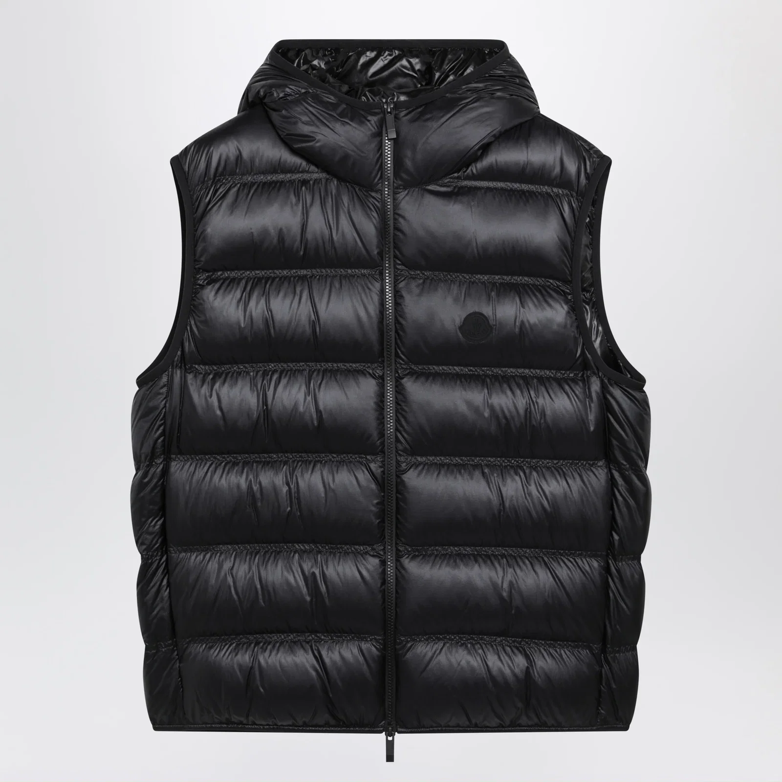 Moncler Black nylon-padded Panestrel waistcoat