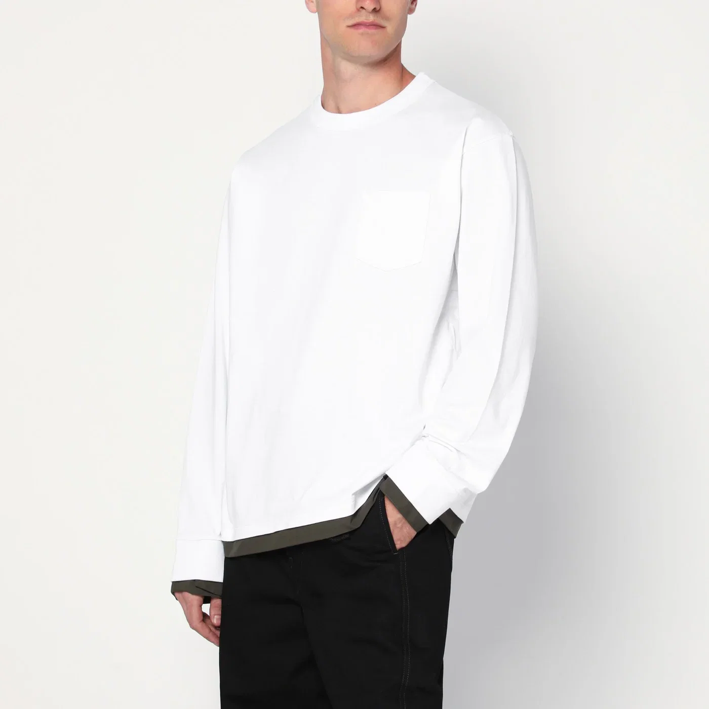 Sacai White cotton shirt