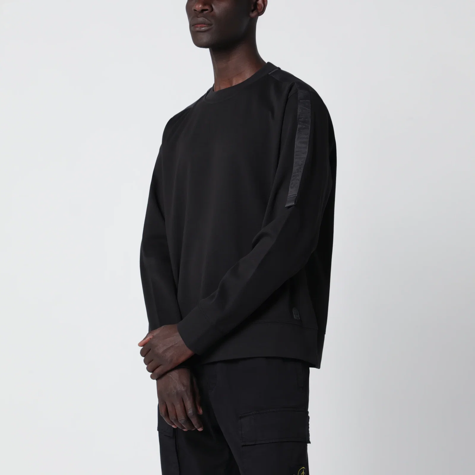 Parajumpers Black sweatshirt with logo detail