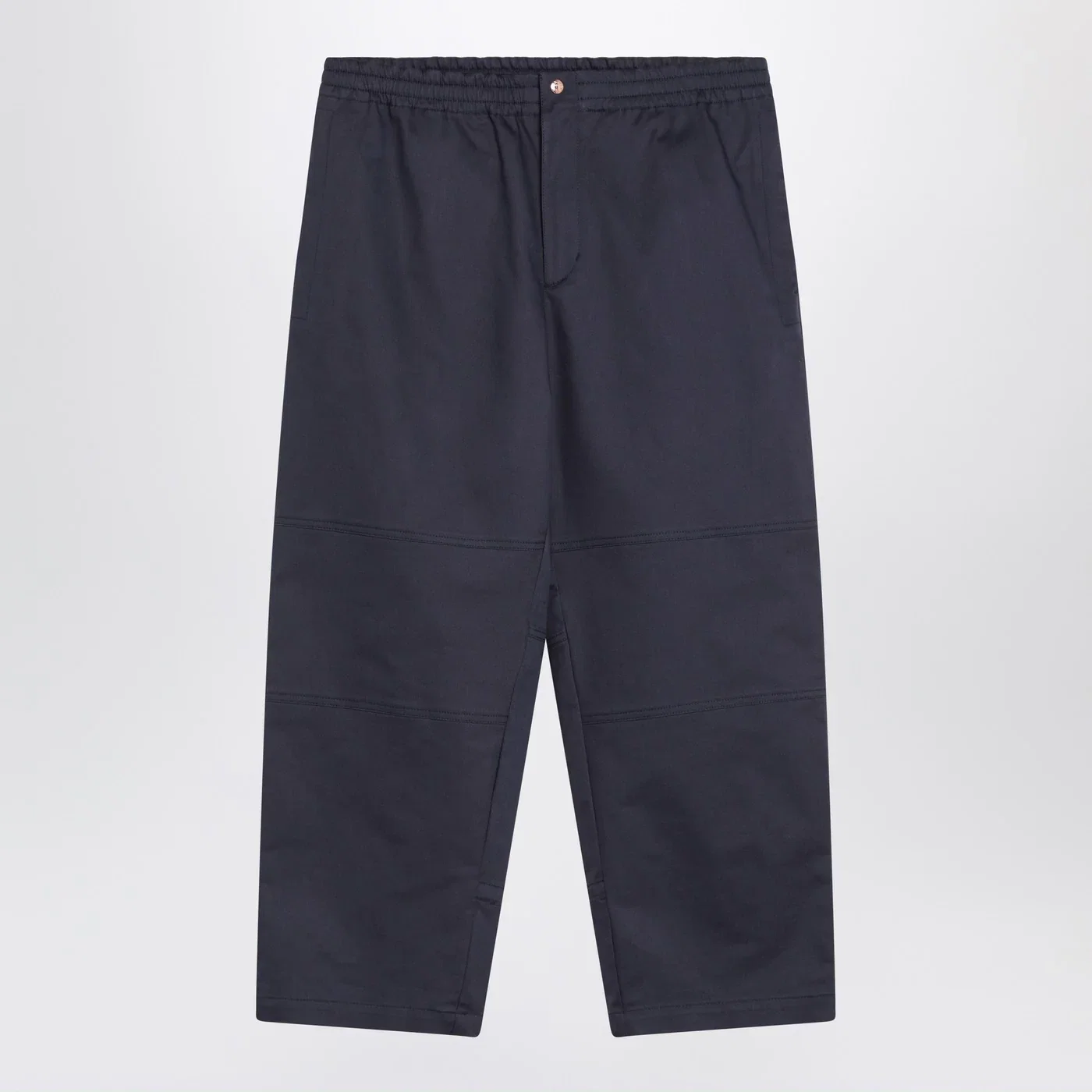 Moncler Genius Blue trousers in cotton gabardine