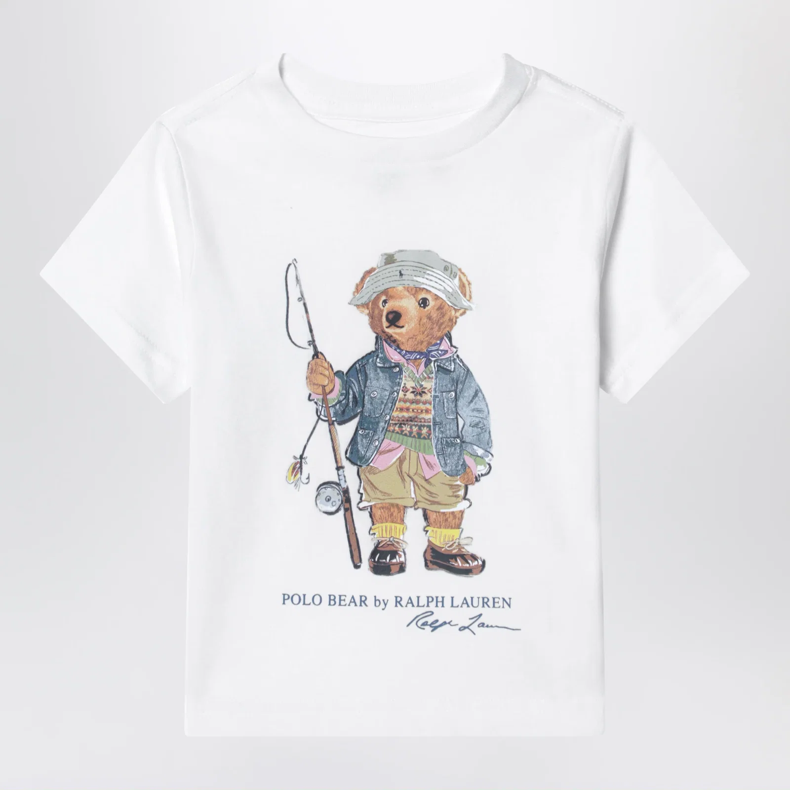 Polo Ralph Lauren White cotton Polo Bear T-shirt