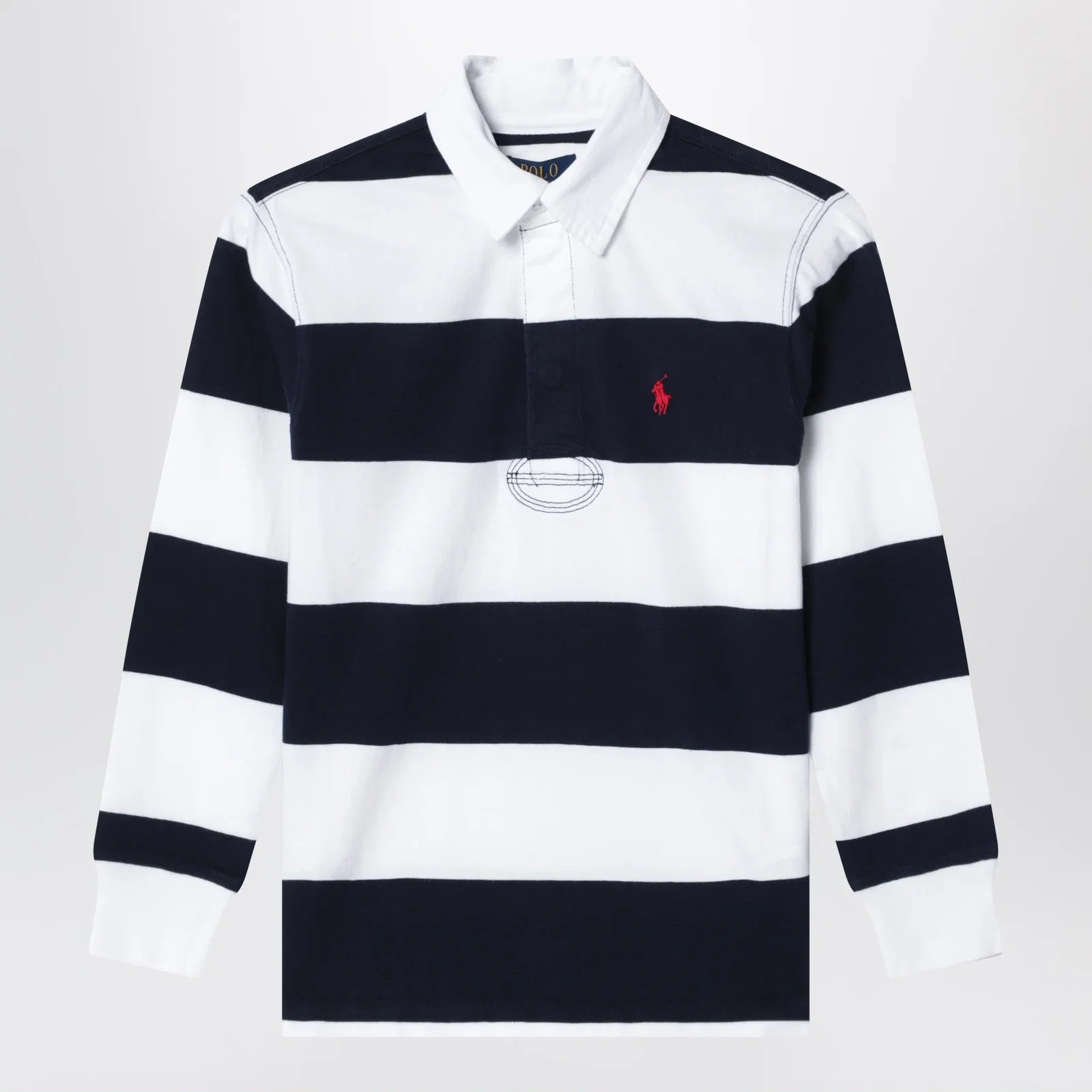 Polo Ralph Lauren White/navy striped polo shirt