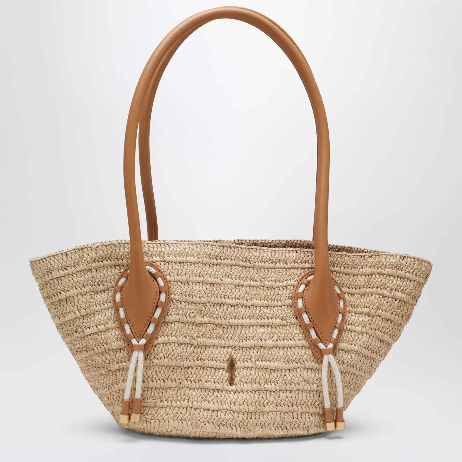Christian Louboutin Venus mini tote bag in rafia