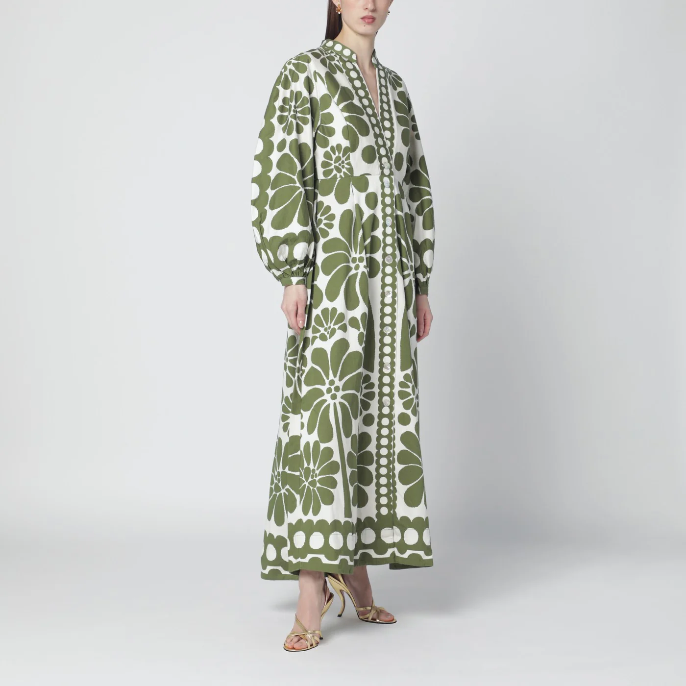 FARM Rio Palermo dress with green print