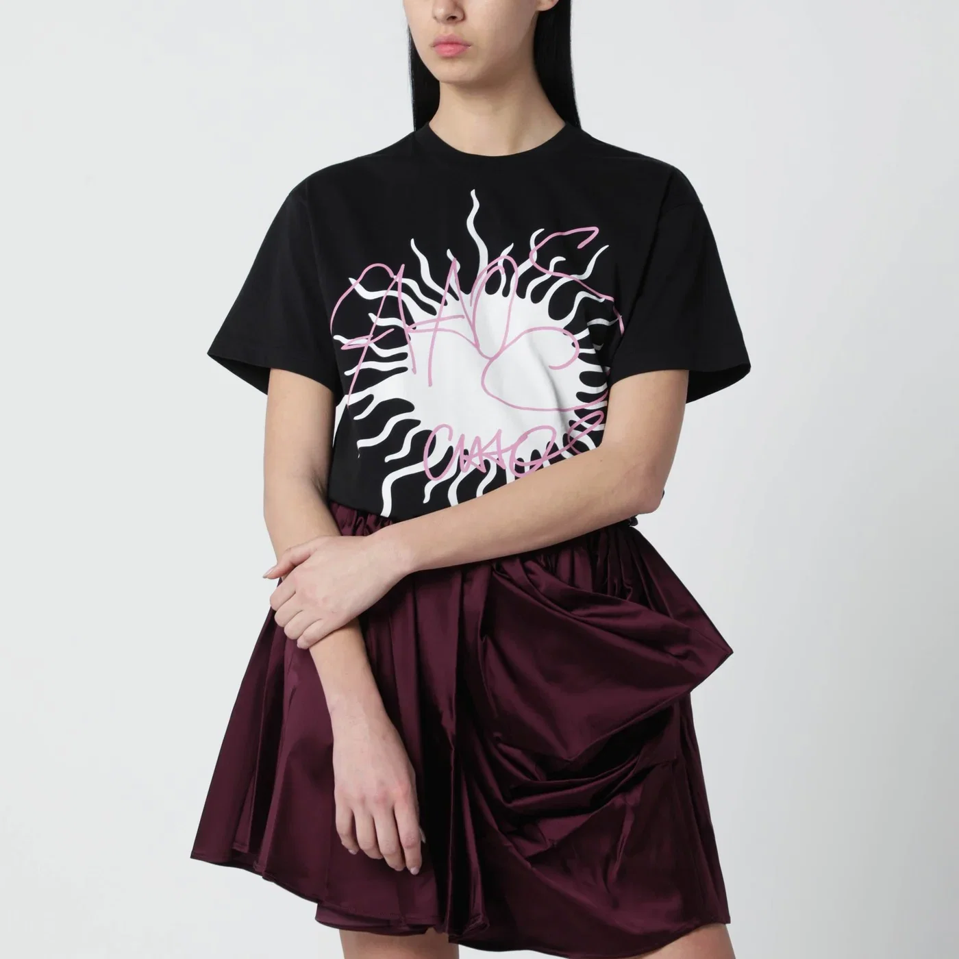 Vivienne Westwood Black T-shirt with logo print