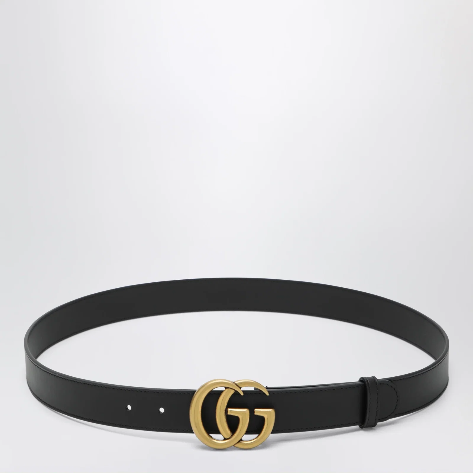GUCCI Black GG Marmont belt
