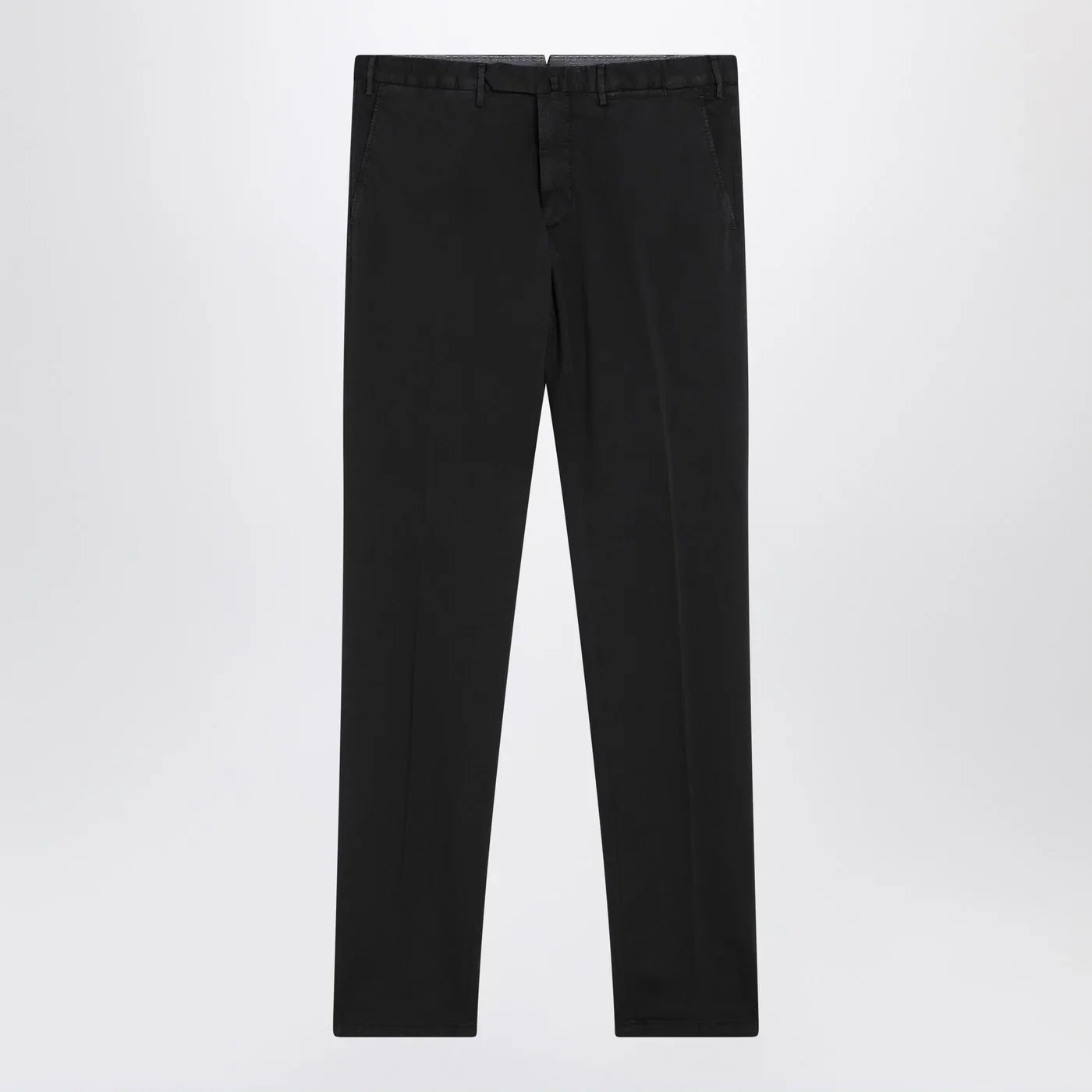 Santaniello Black trousers in cotton