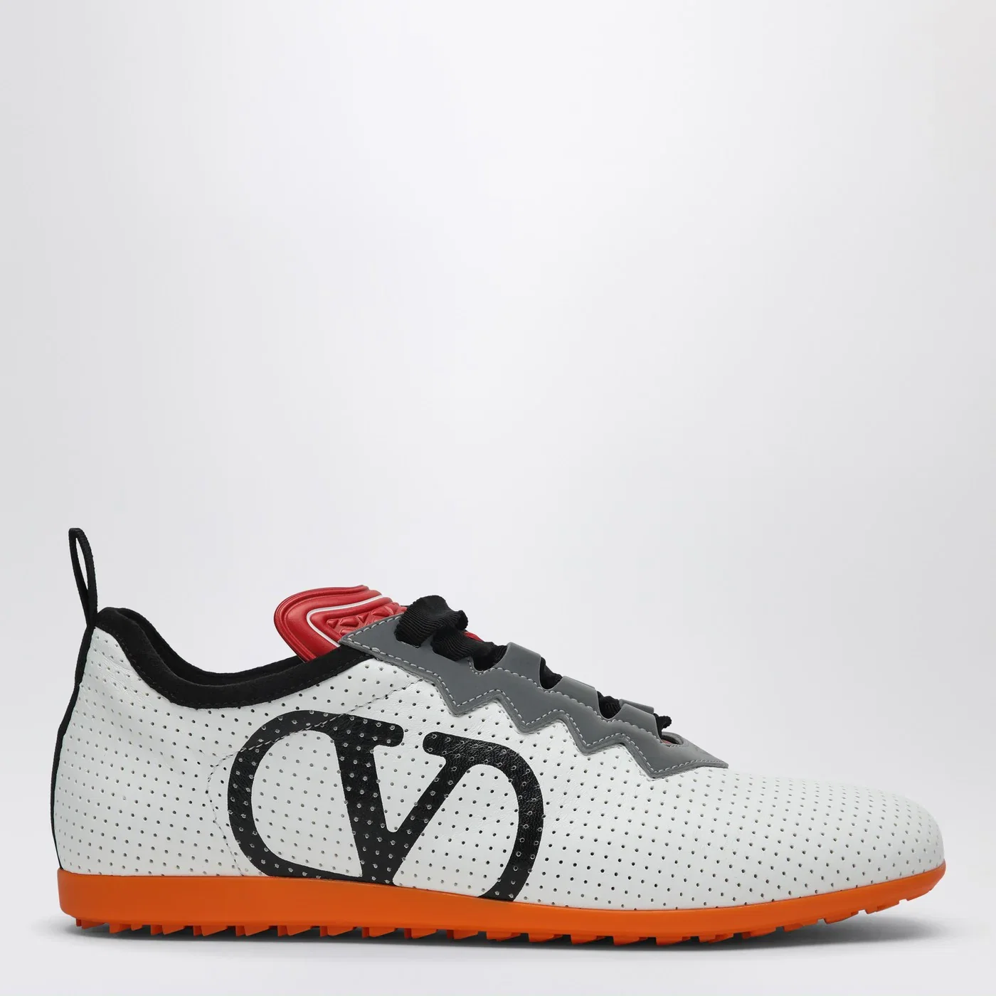 Valentino Garavani White perforated nappa leather Chromathon Sneakers