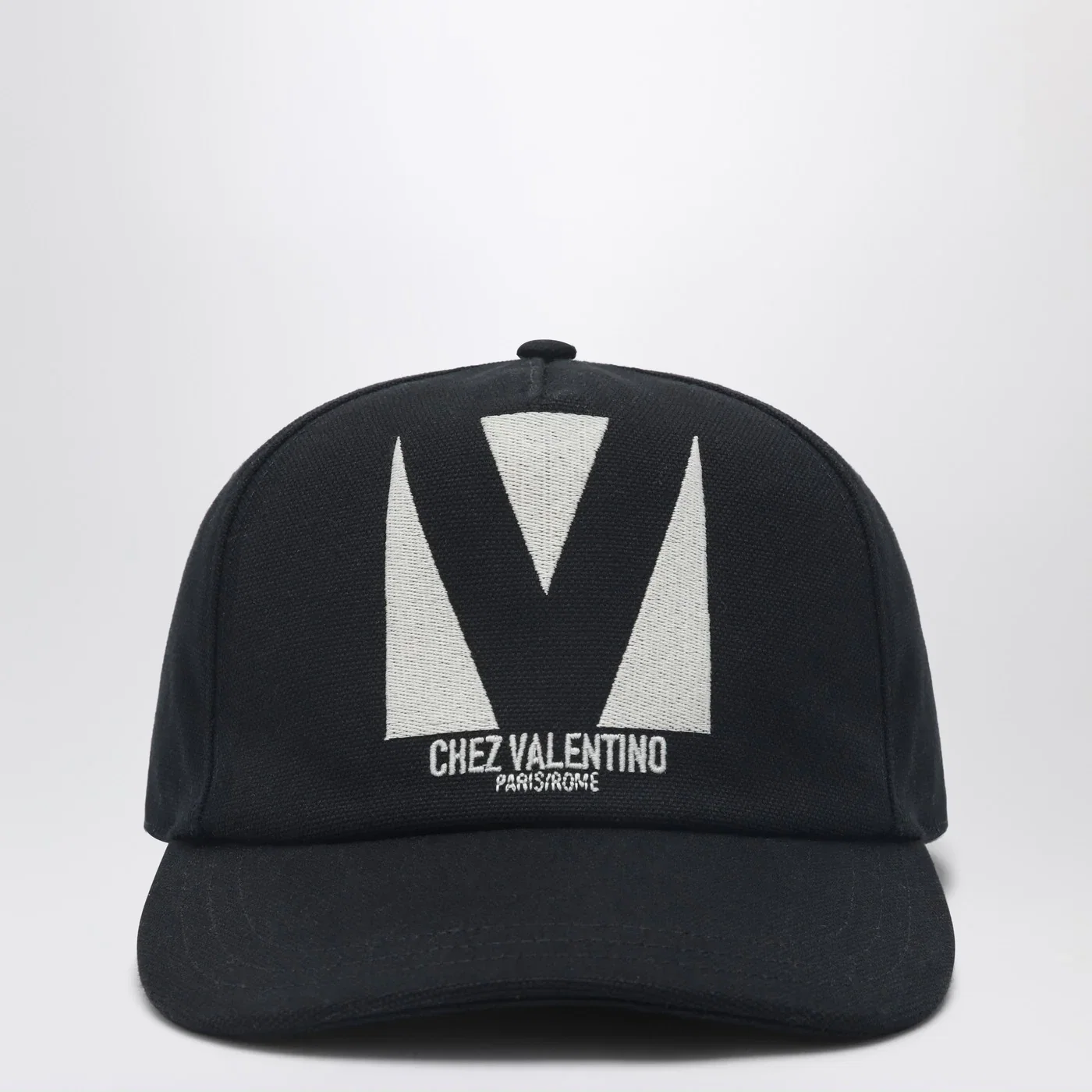 Valentino Garavani Chez Valentino black baseball cap
