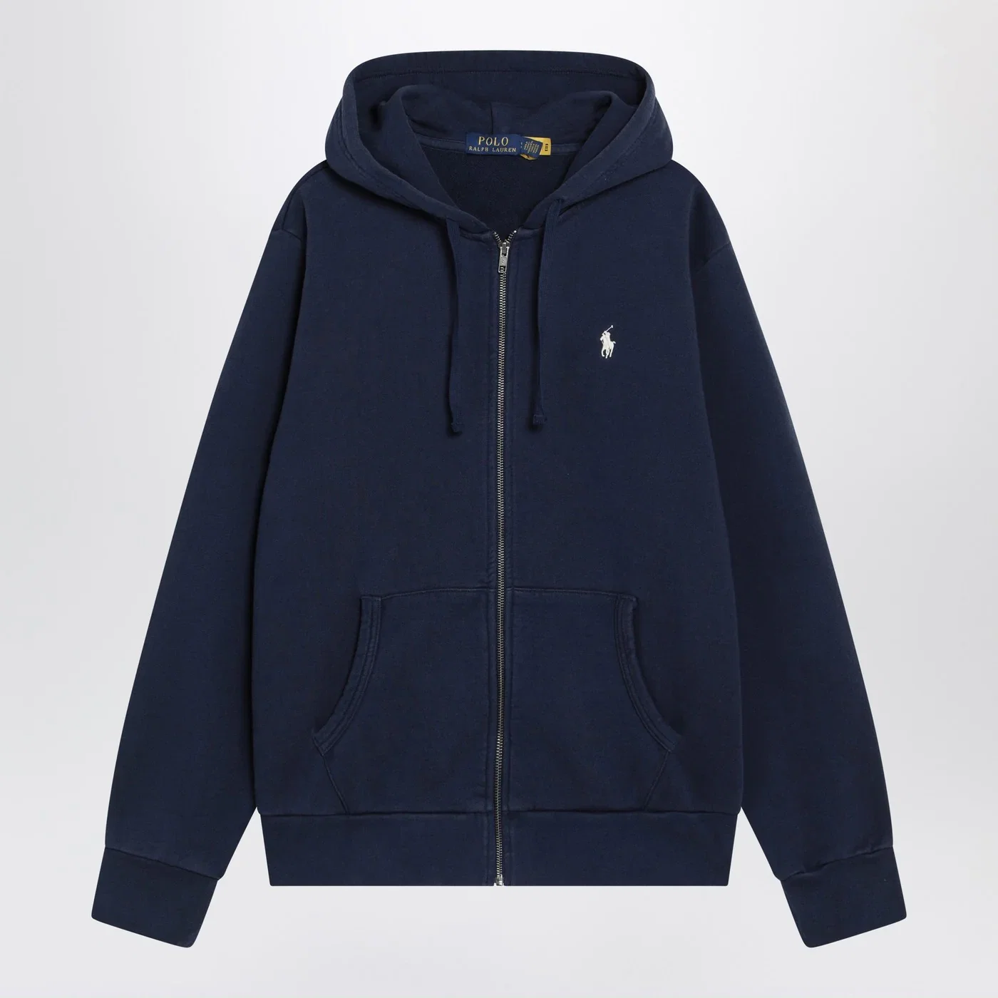 Polo Ralph Lauren Navy blue cotton zip-up sweatshirt
