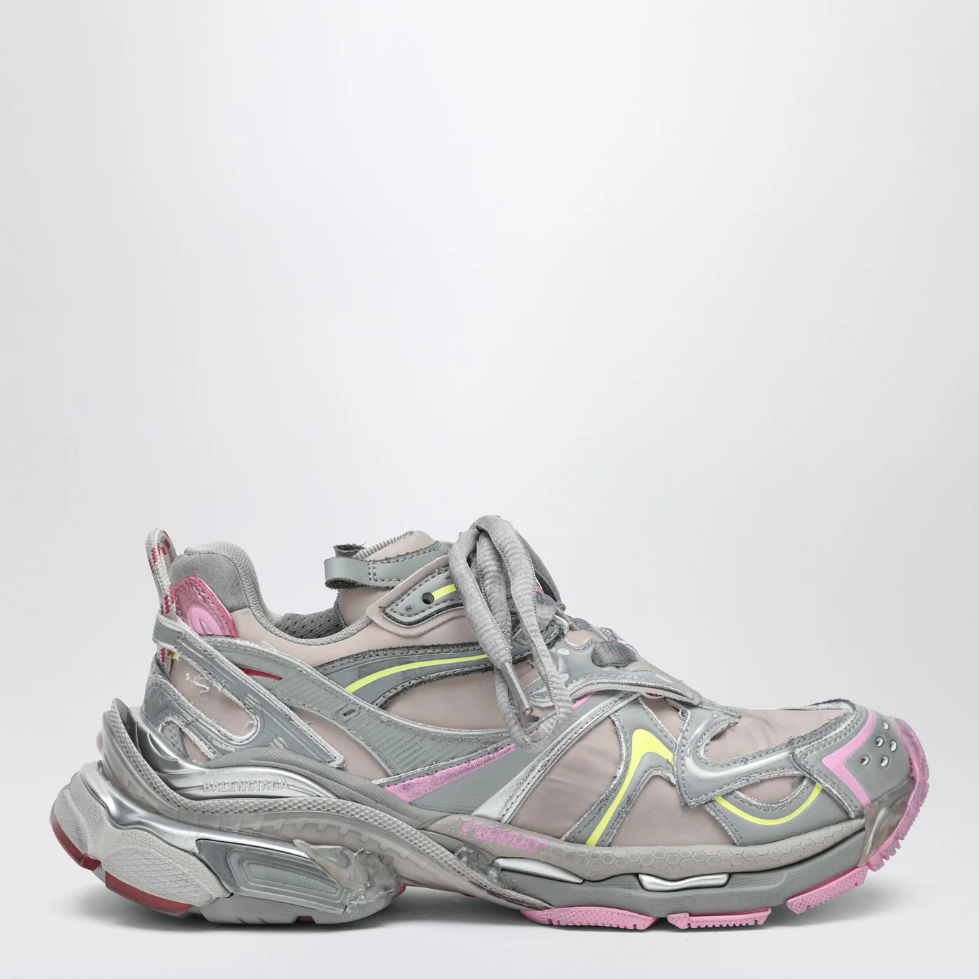 Balenciaga Runner 2.0 grey/yellow/pink Sneakers