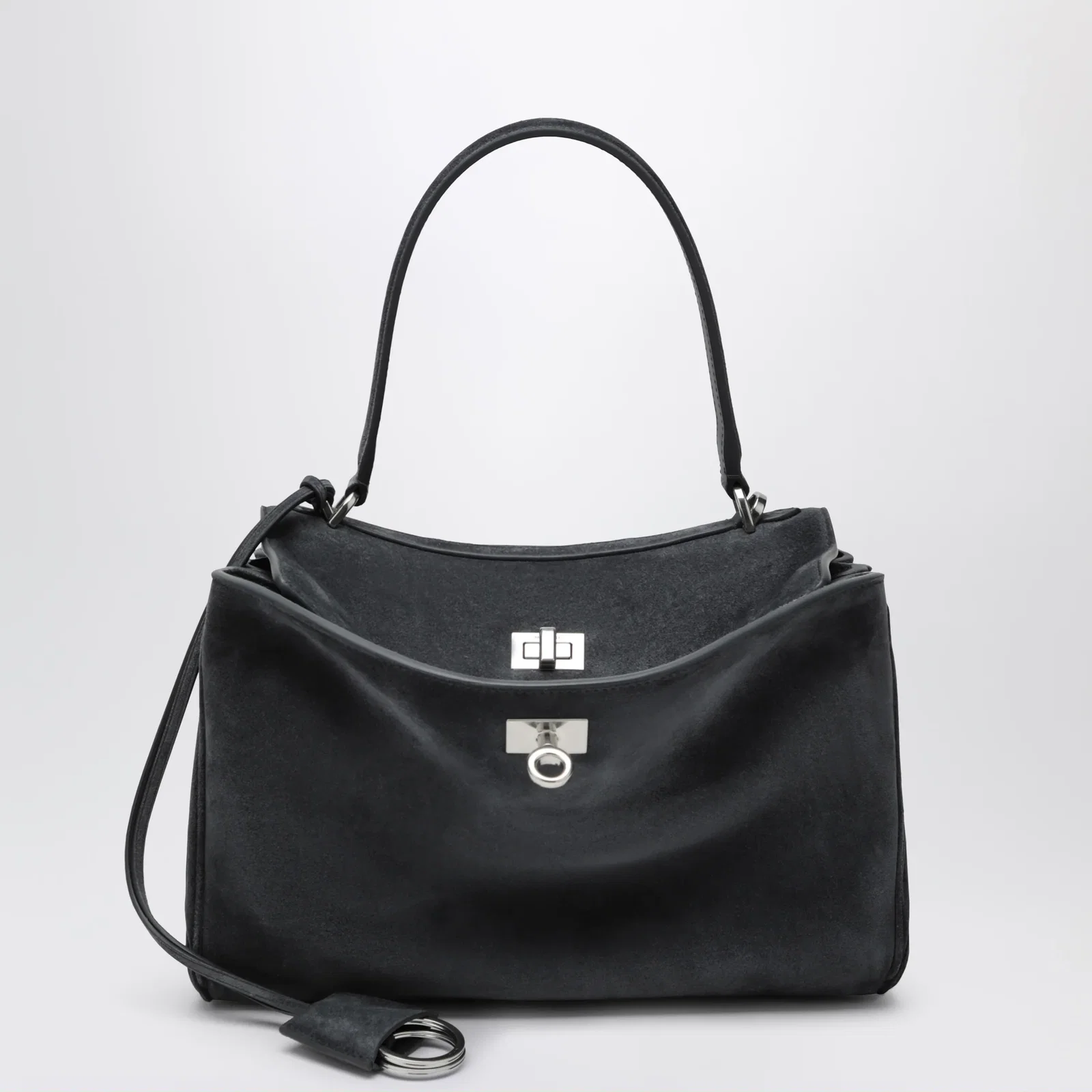 Balenciaga Rodeo small bag in grey calf leather