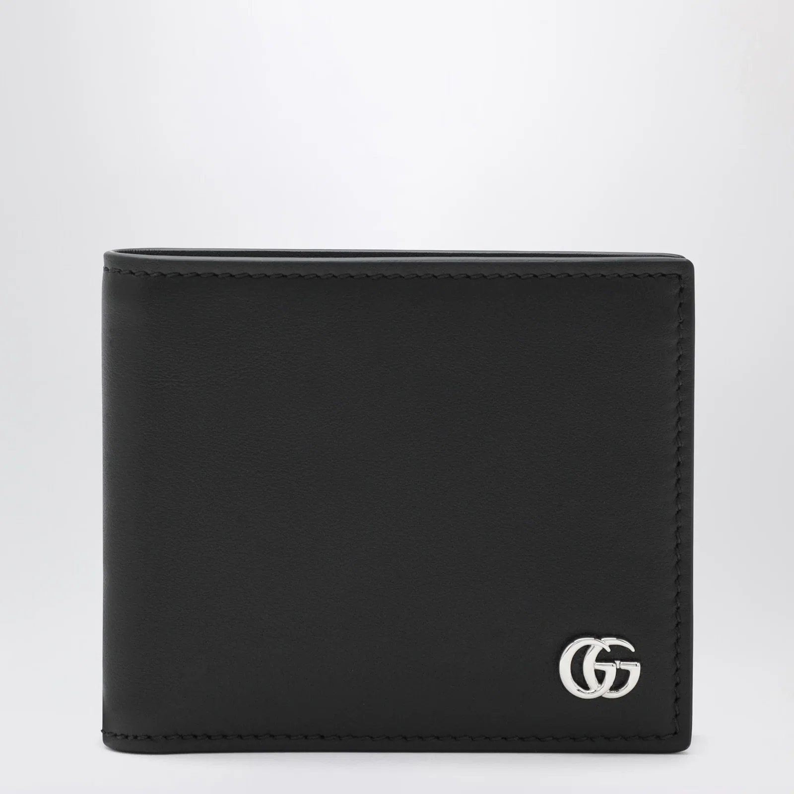 GUCCI Black GG Marmont Bi-Fold Wallet