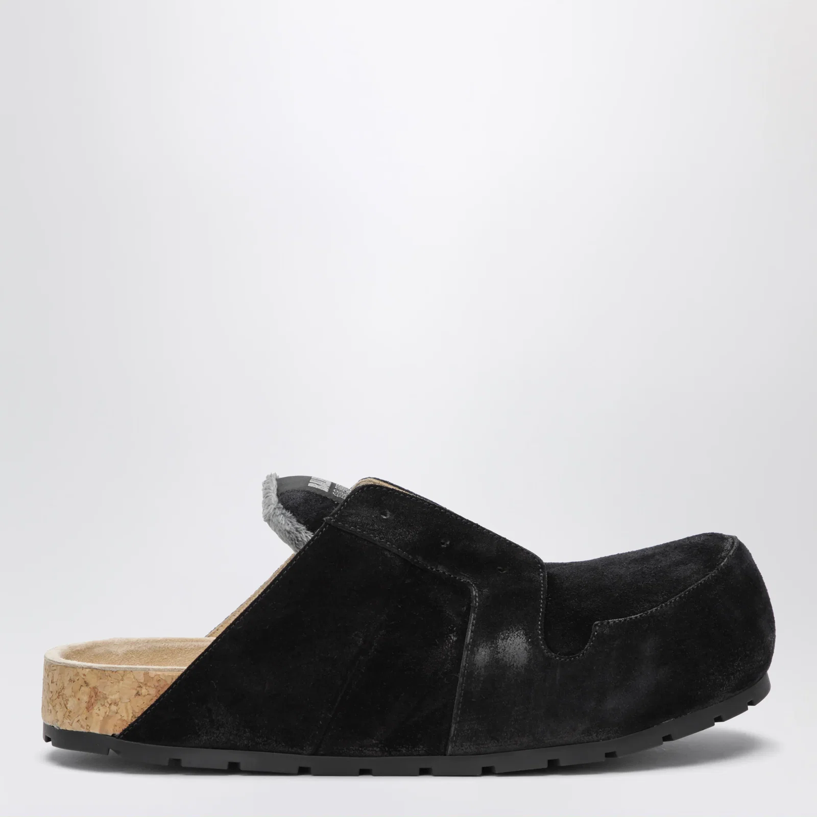Balenciaga Dumbo sabot in distressed suede calfskin