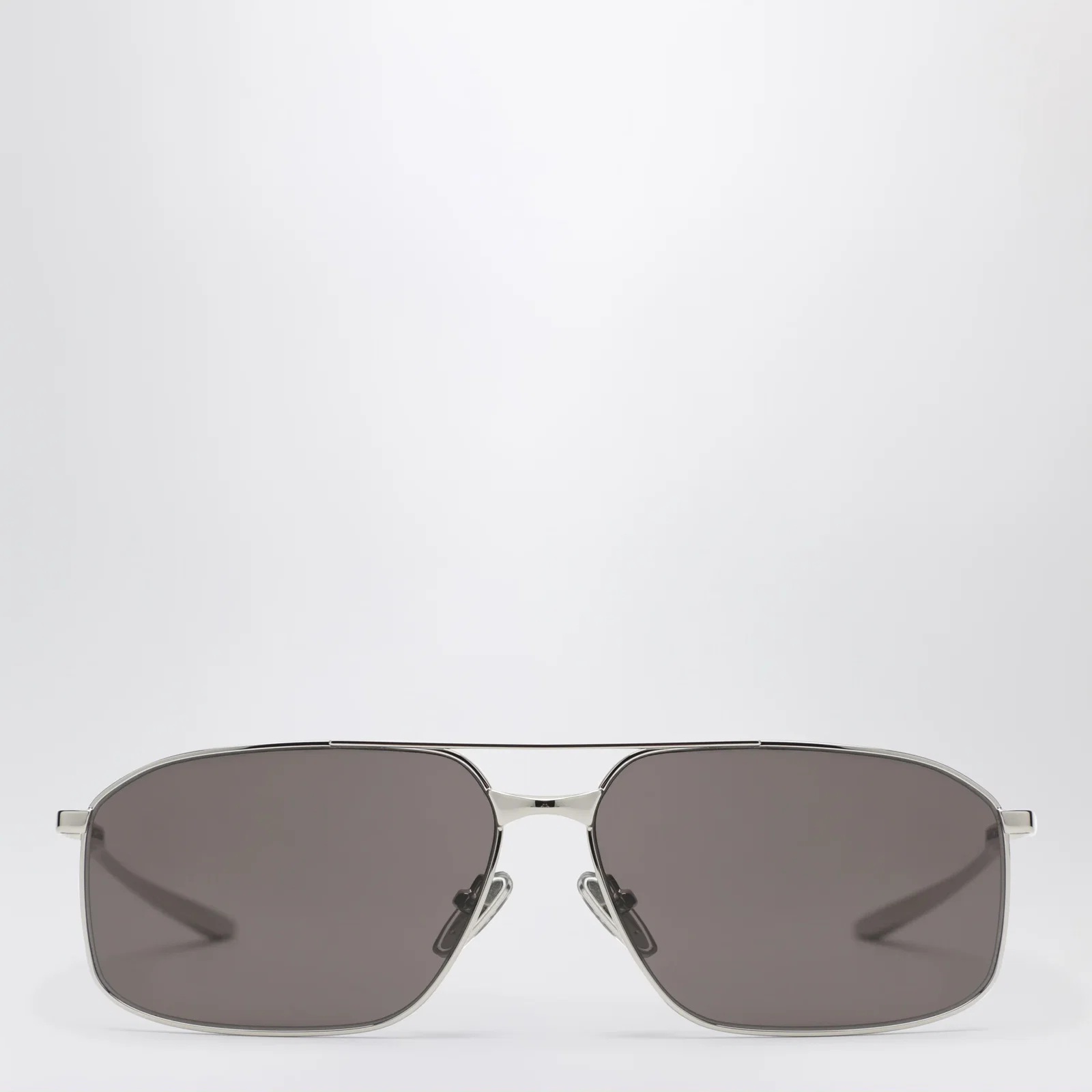 Balenciaga Rectangular Silver/Black sunglasses