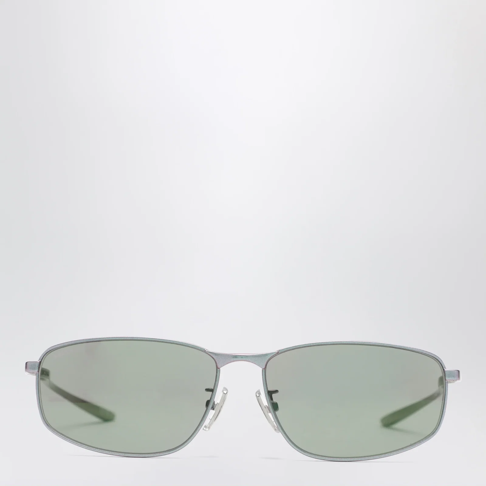 Balenciaga Rectangular Pink Metallic sunglasses
