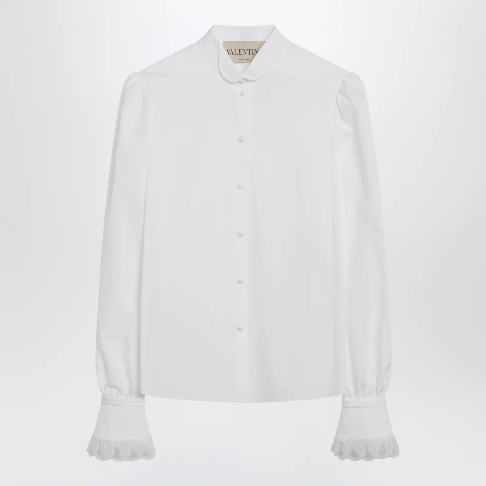 Valentino White cotton poplin shirt