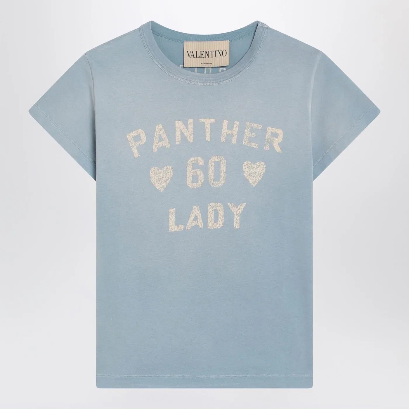 Valentino Light blue Panther Lady T-shirt