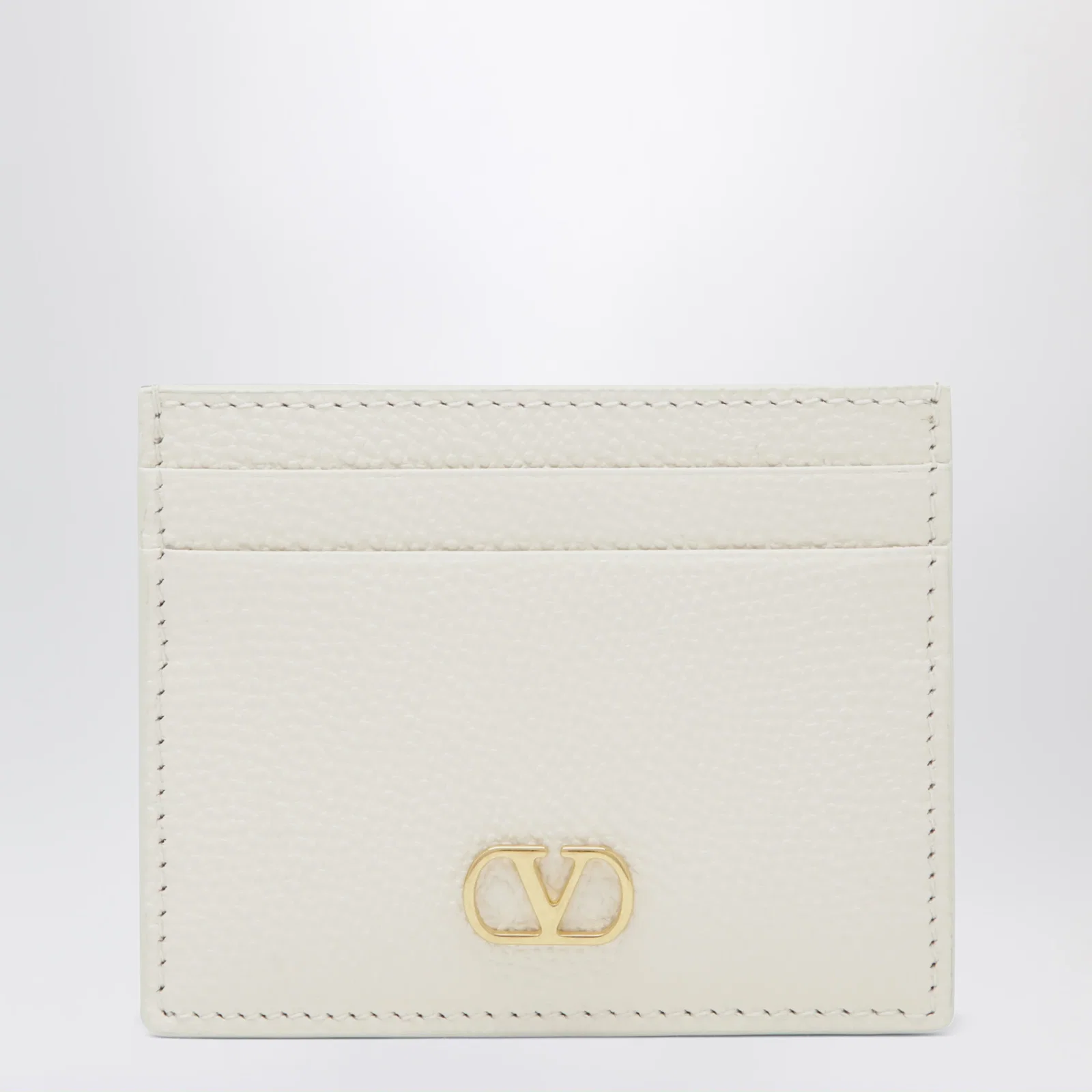 Valentino Garavani Vlogo Signature ivory cardholder