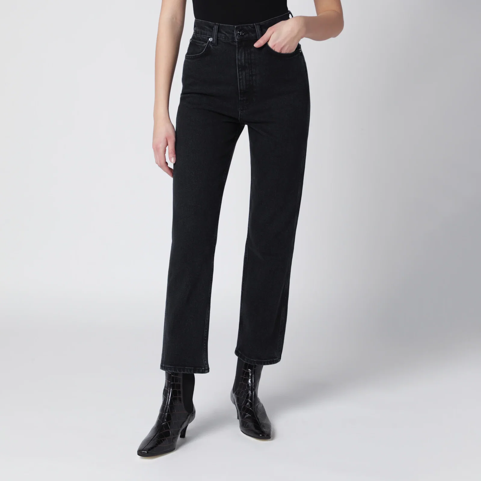 ANINE BING Jean vintage black jeans