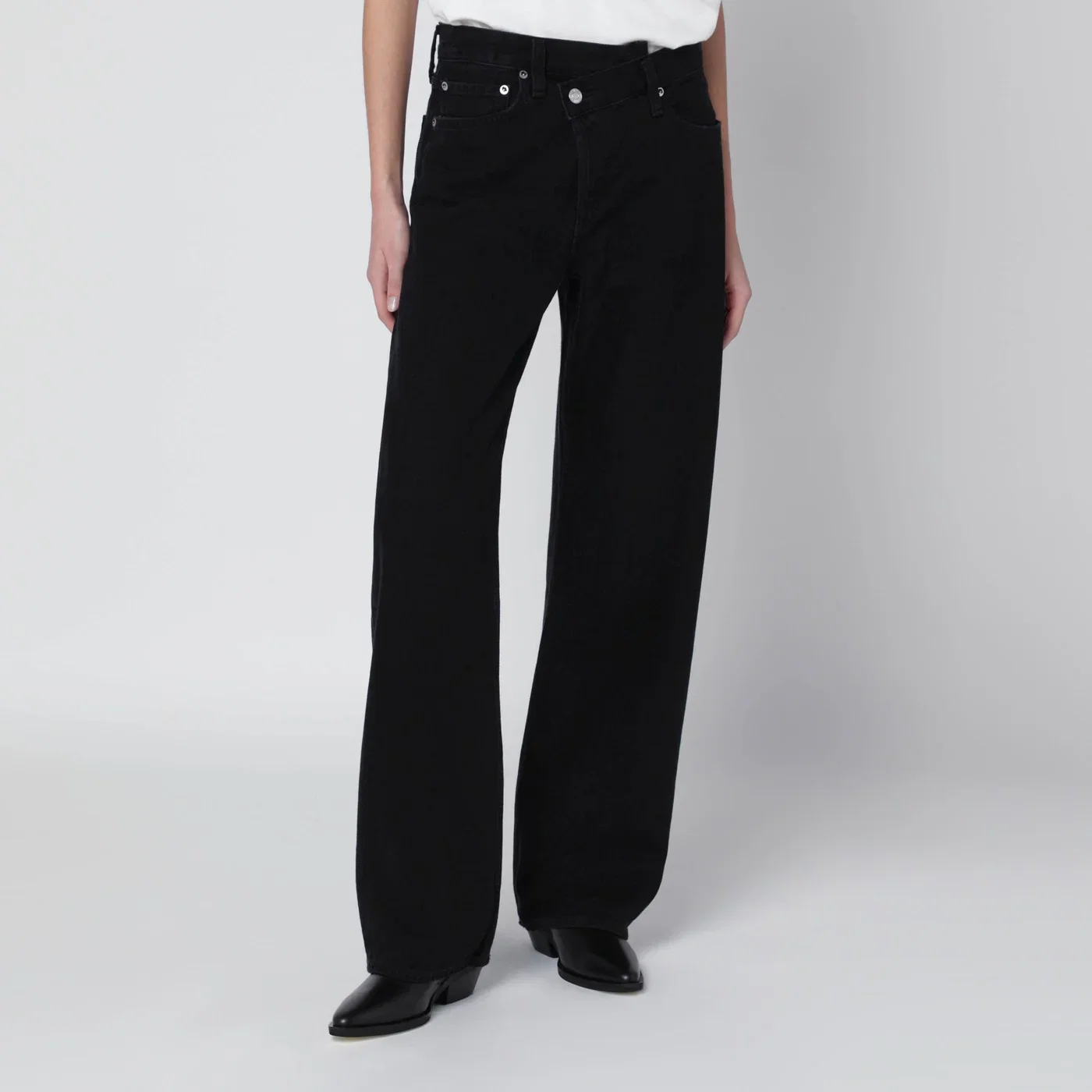 AGOLDE Arc Criss Cross jeans in Phase wash
