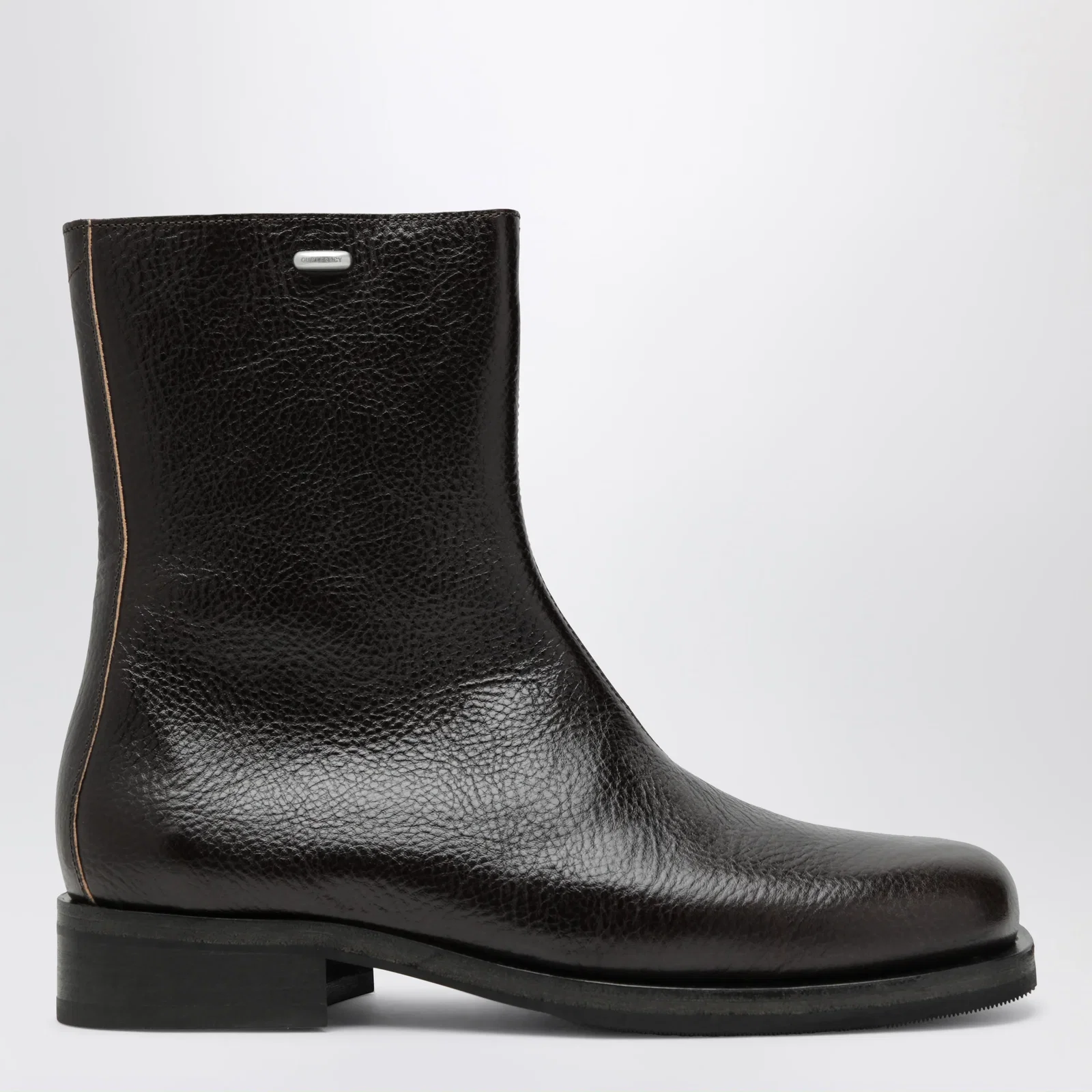 Our Legacy Camion boot in Italian leather, Deep Americano