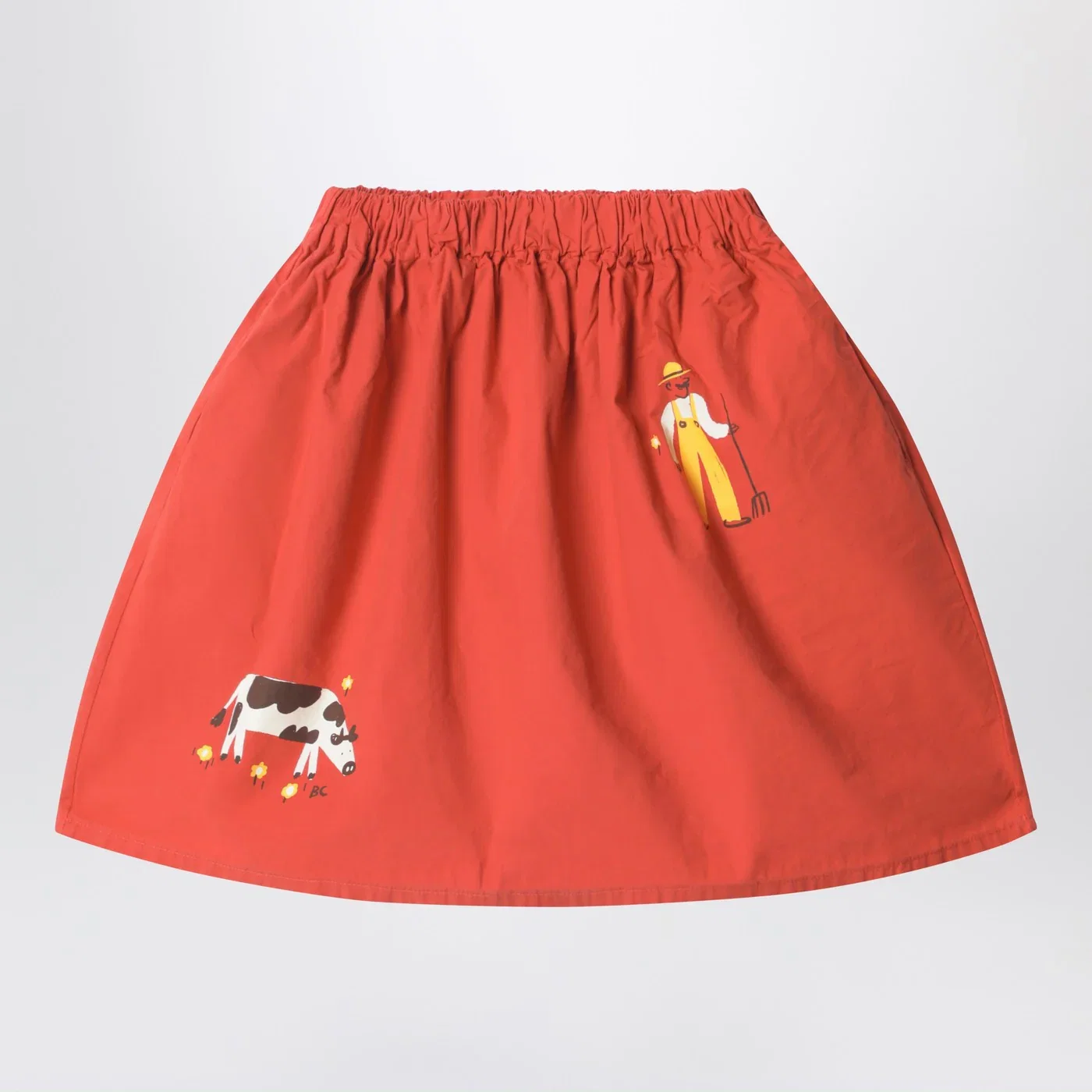 Bobo Choses Farm Adventure red skirt