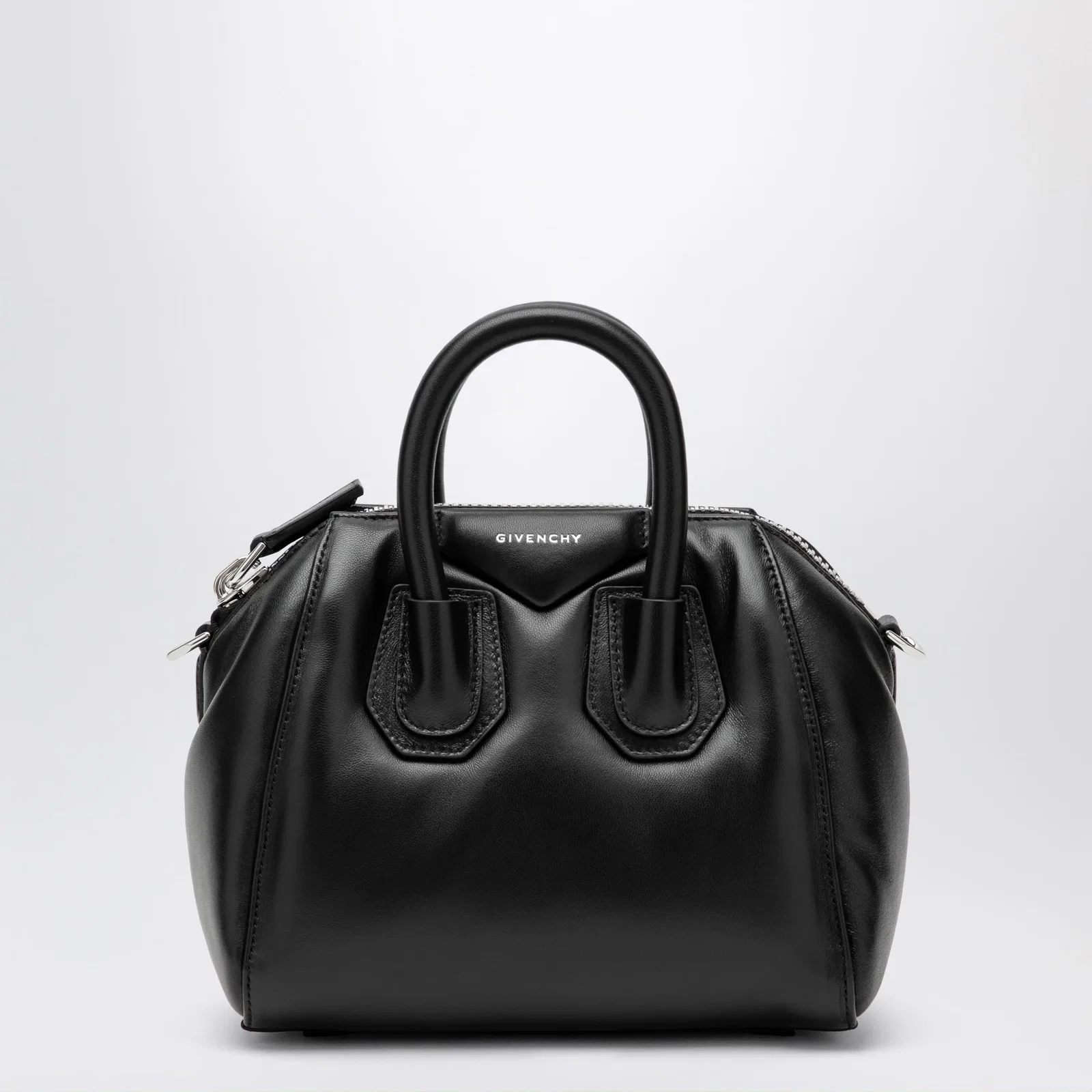 Givenchy Antigona mini leather tote bag in black