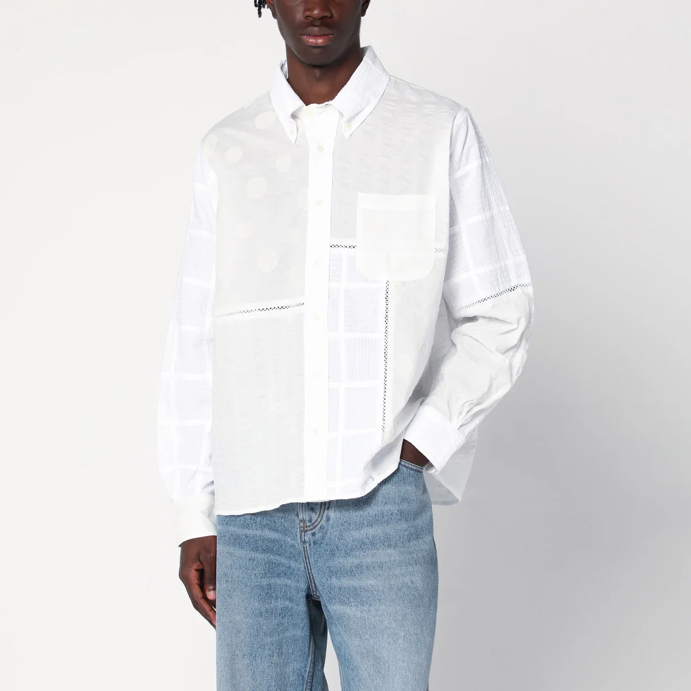 White shirt Brooks Brothers X Brain Dead