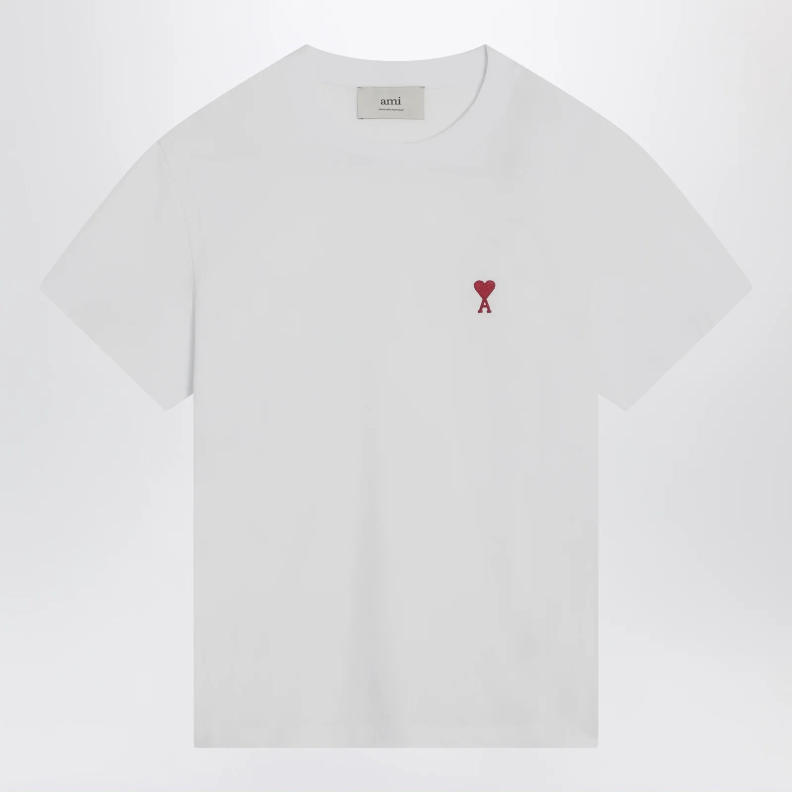 Ami Paris White Ami De Coeur T-shirt