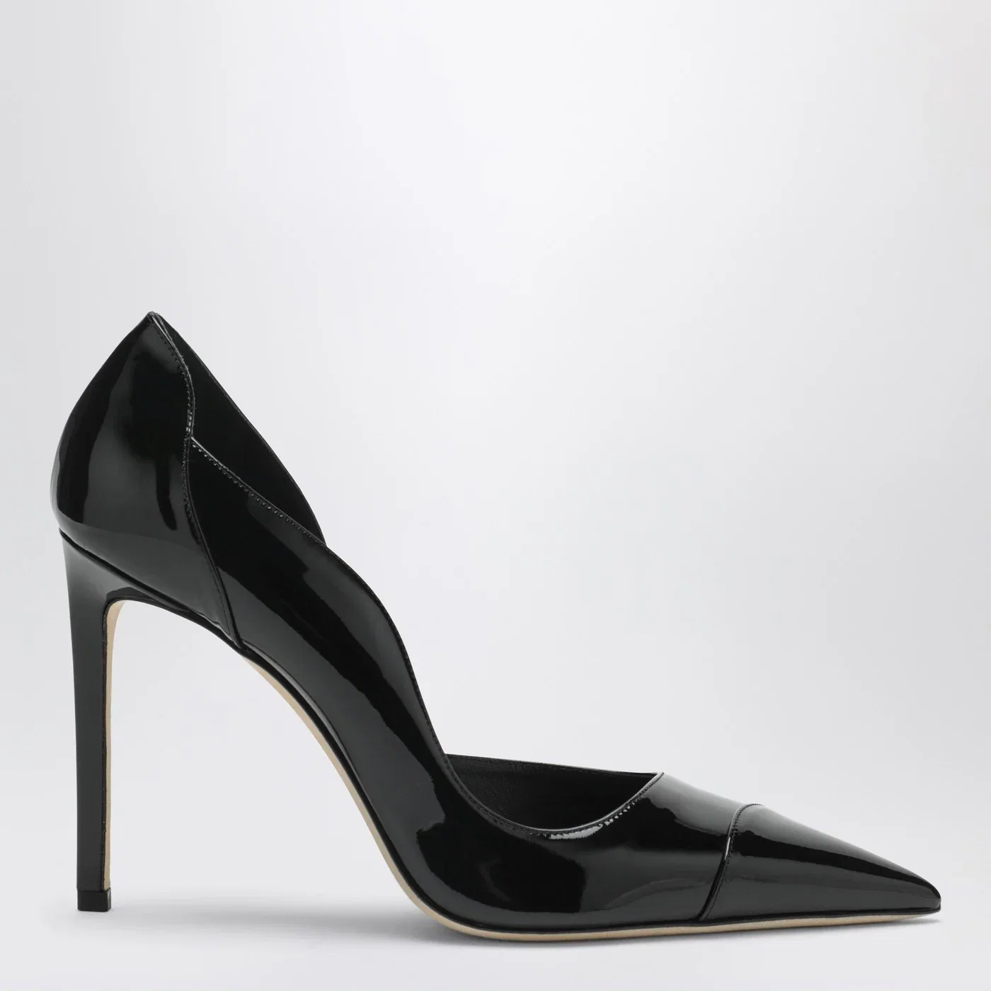 Jimmy Choo Brigitte 100 pumps in black patent leather