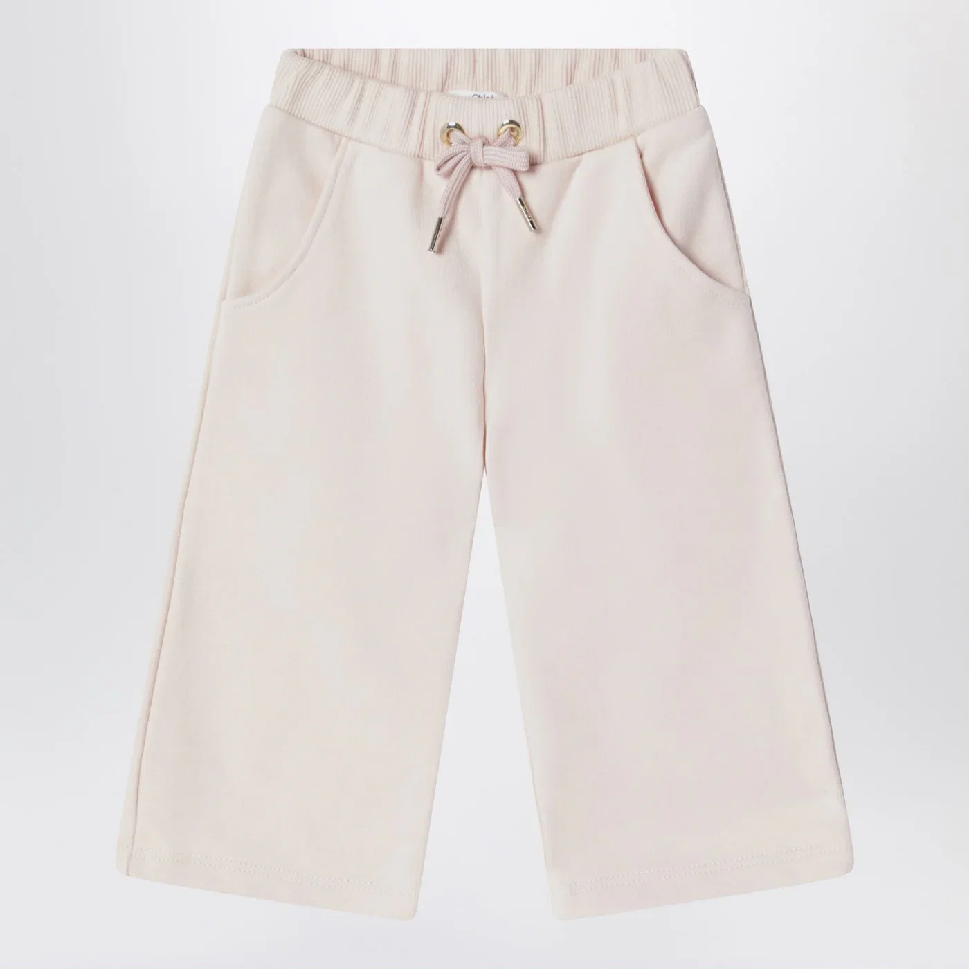 Chloé Petal pink cotton trousers