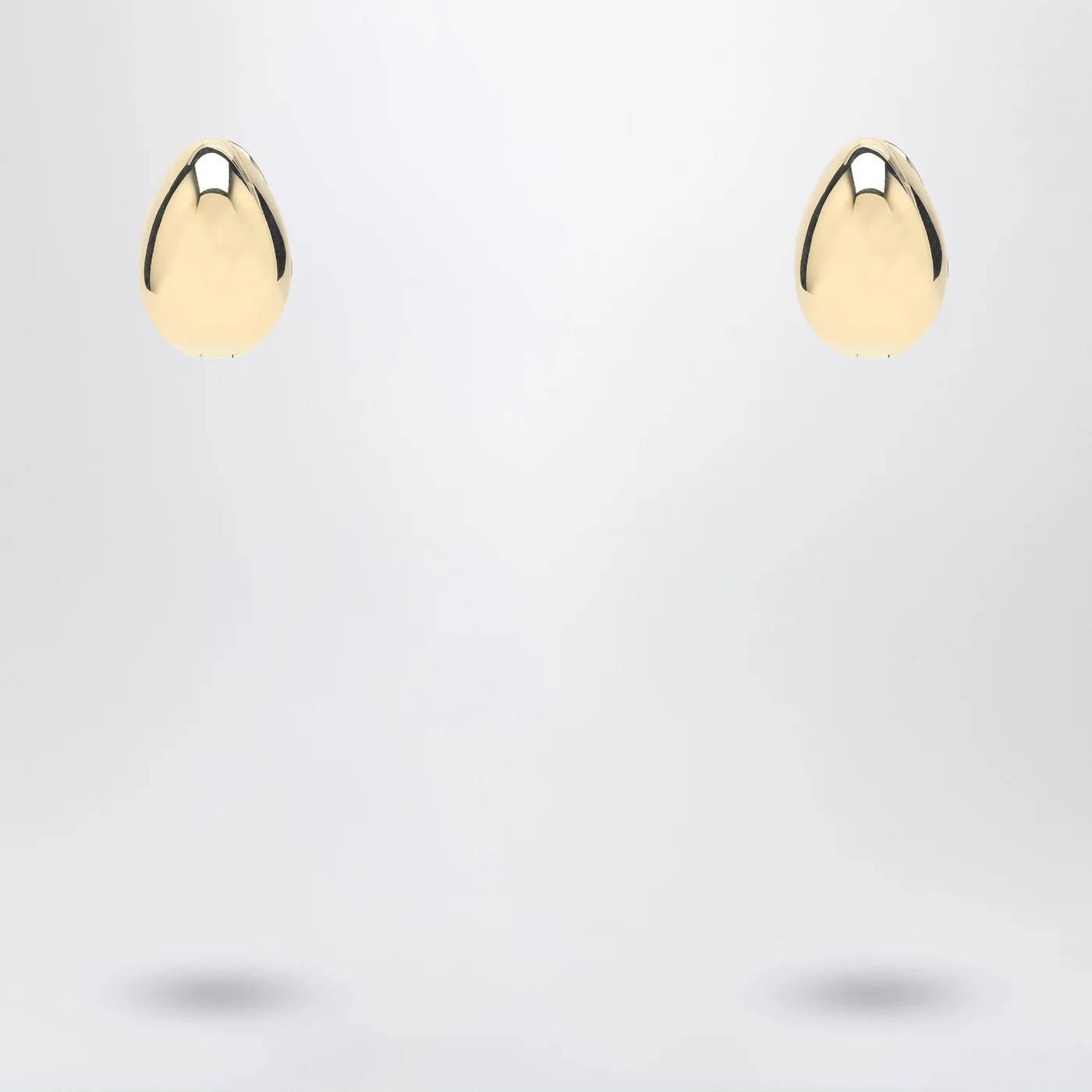 Coperni Gold C logo earrings