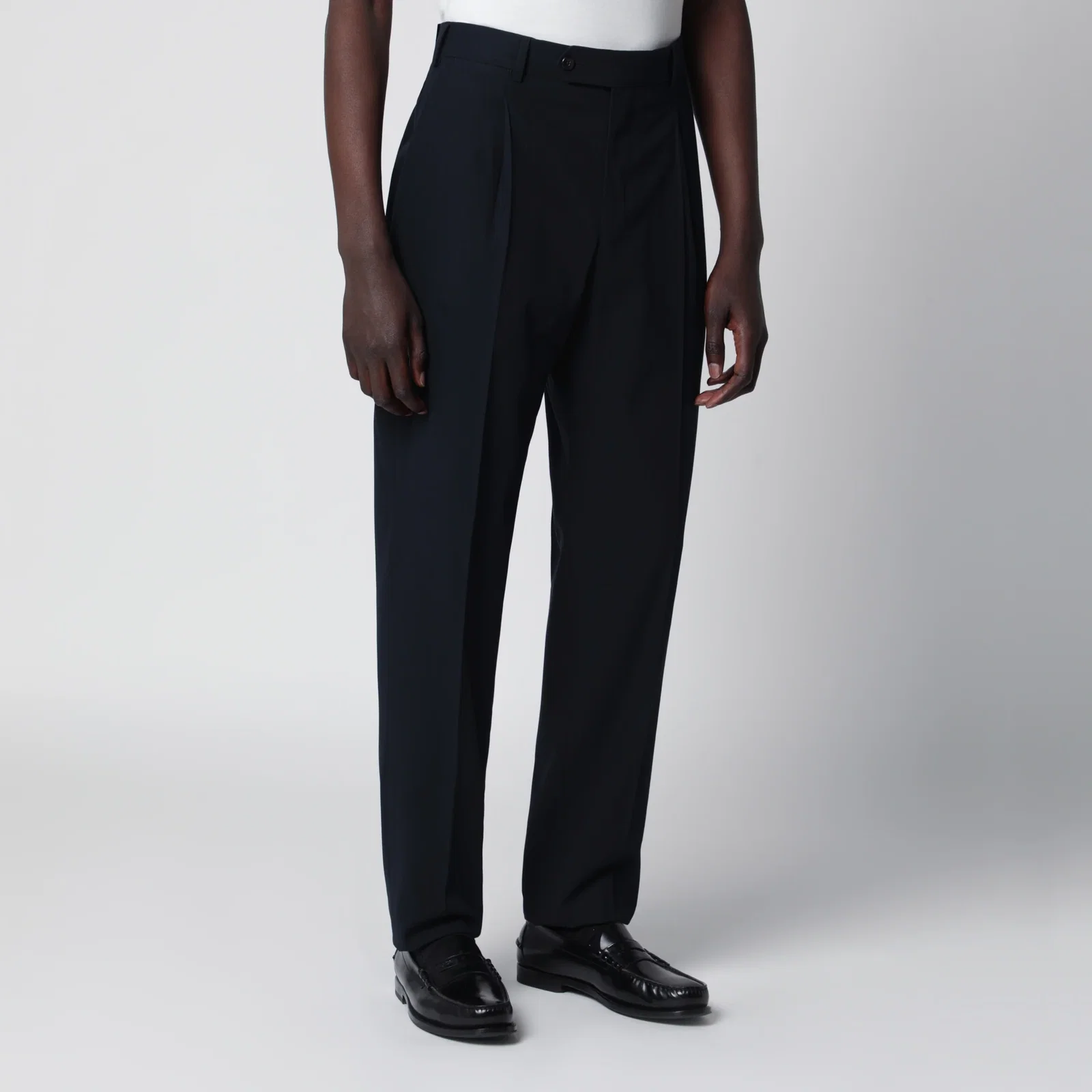 PT Torino Blue cotton trousers