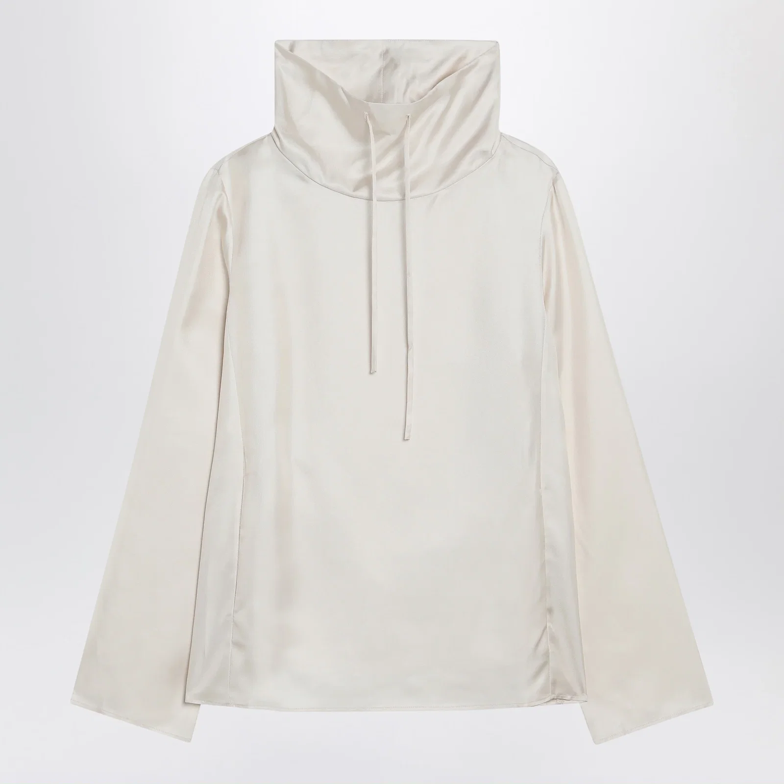 LouLou De Saison Ivory Cyna silk blouse