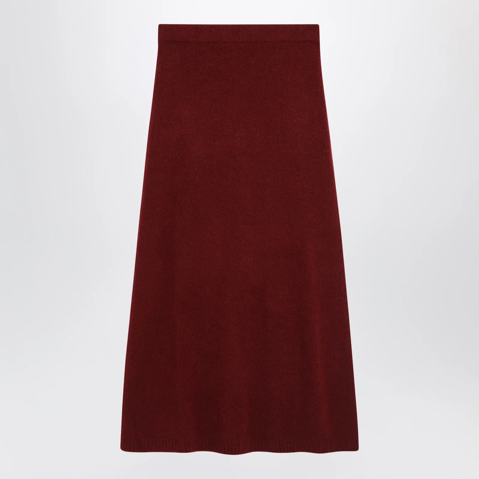 Max Mara Raspberry skirt in stretch cashmere knit