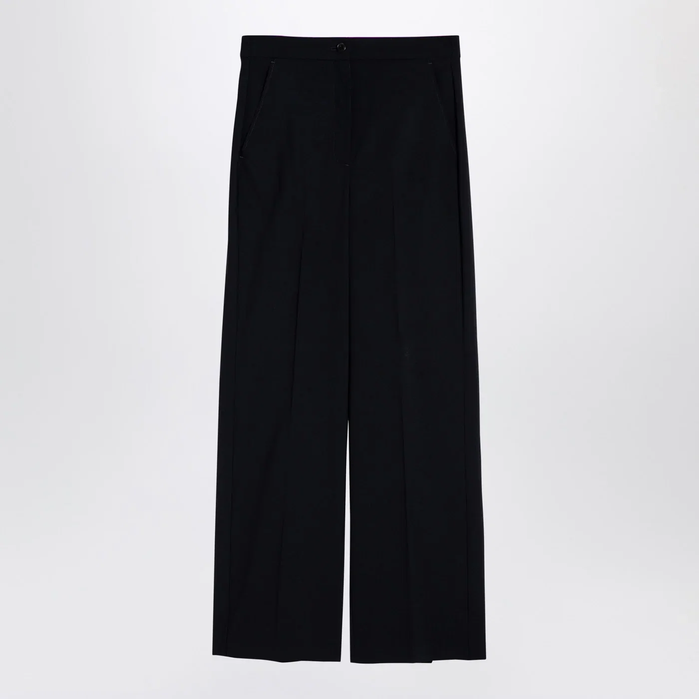 DEPARTMENT 5 Navy blue wool-blend trousers