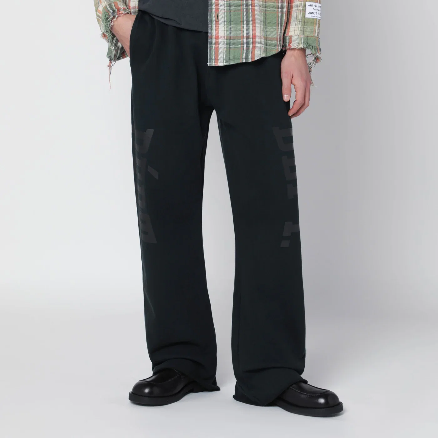 Gallery Dept. Black wide-leg jogging pants