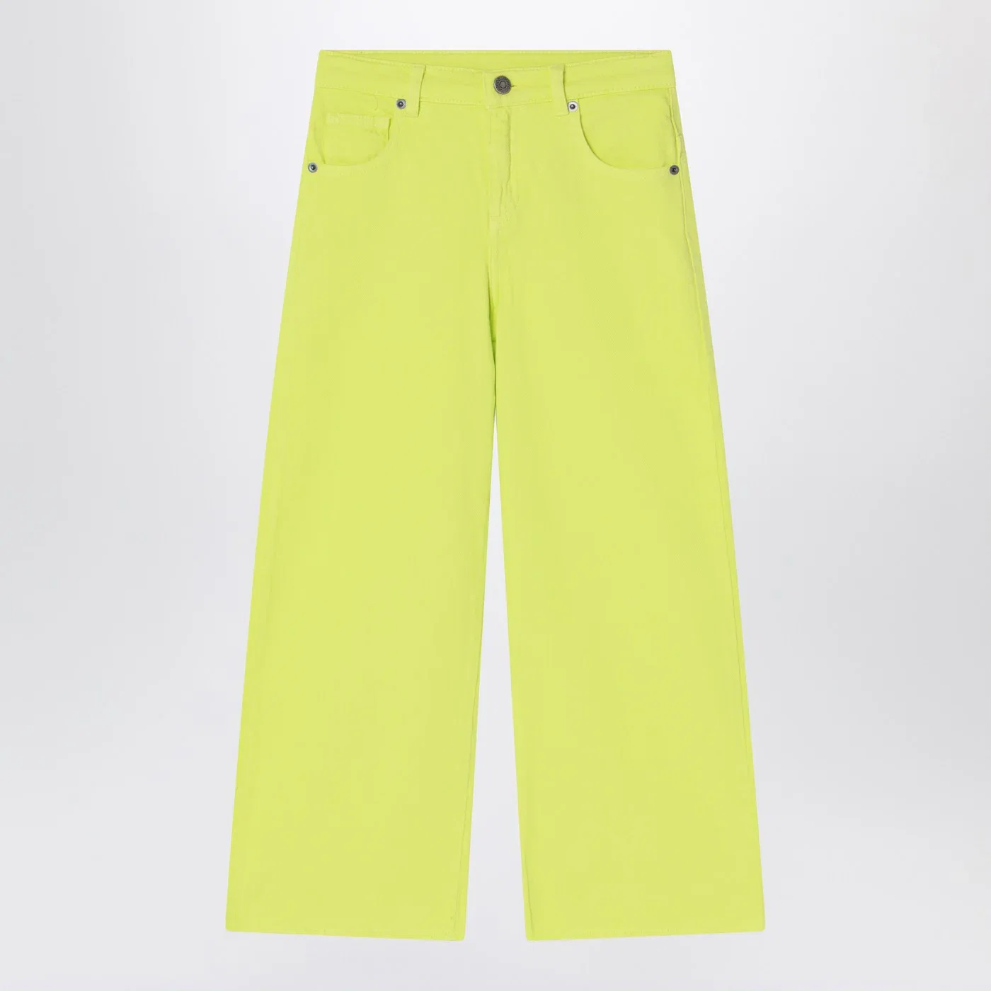 Douuod Lime yellow cotton pants