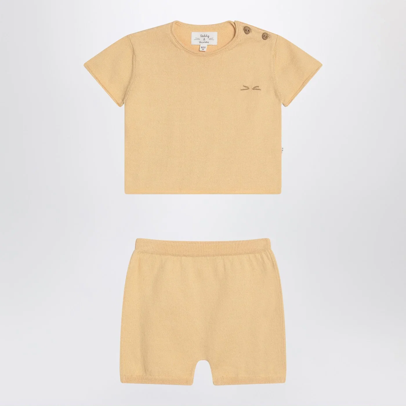 Teddy & Minou Yellow outfit in cotton