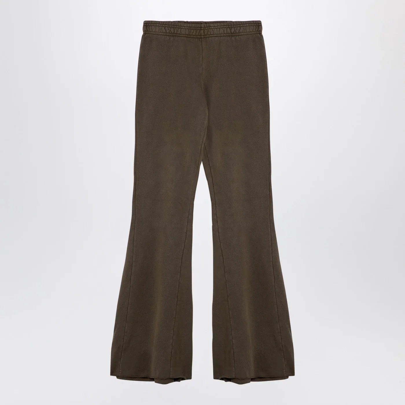 Entire Studios Organic cotton military green flared trousers
