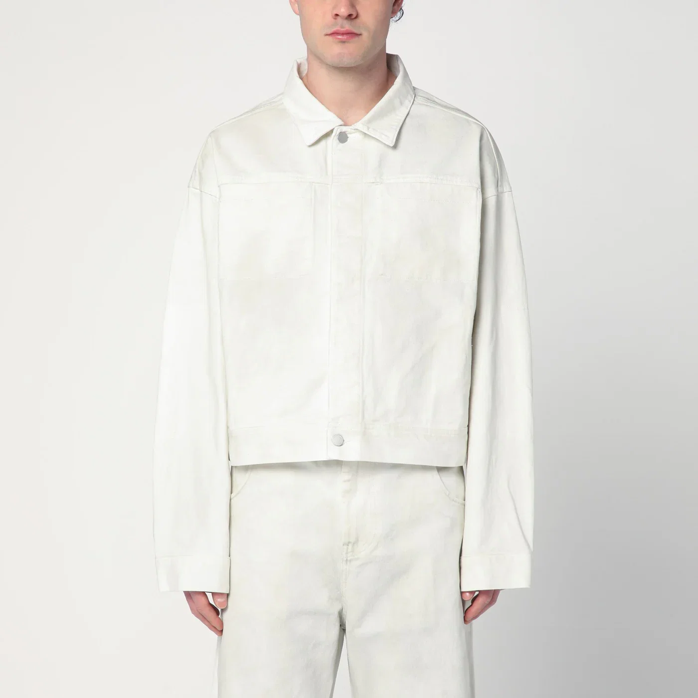 Entire Studios Ivory denim jacket