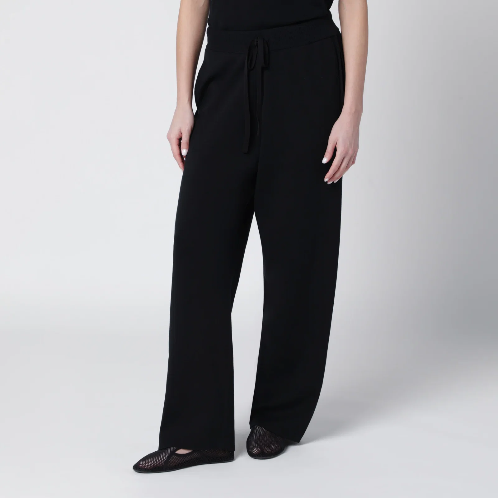 Entire Studios Uniform black cotton trousers