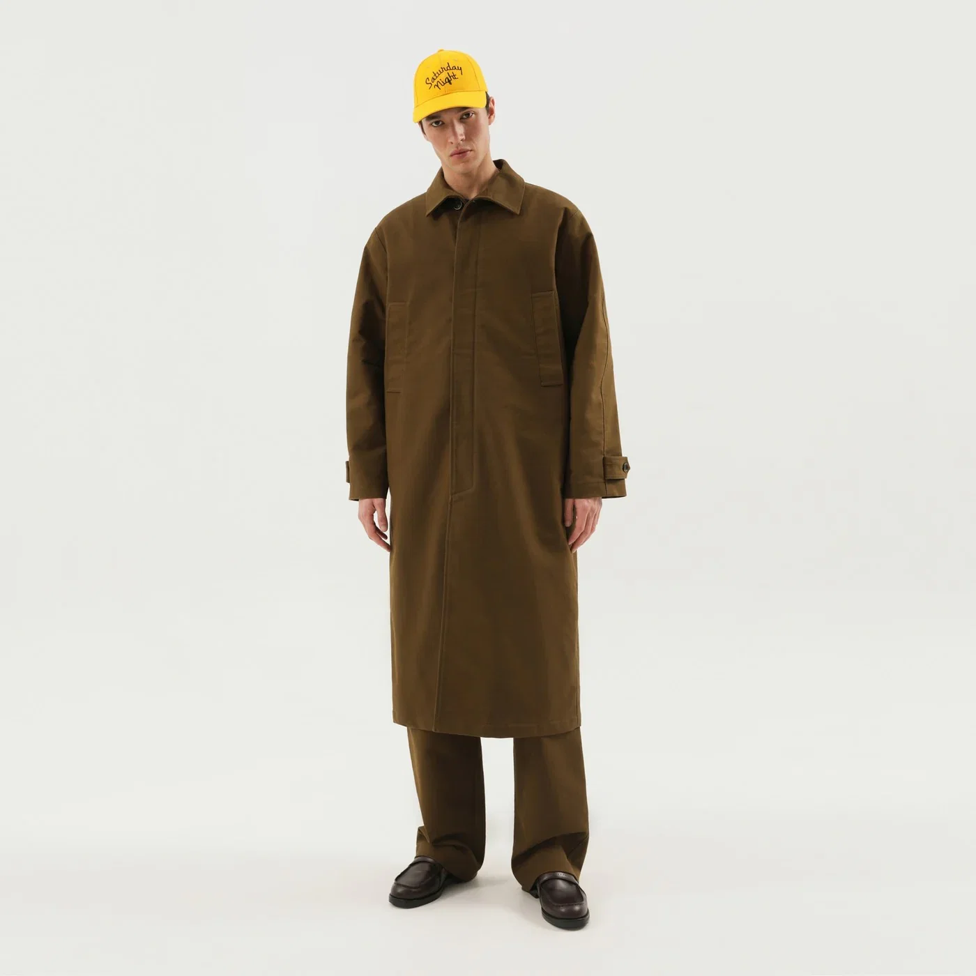 1989 STUDIO Olive green Mackintosh coat