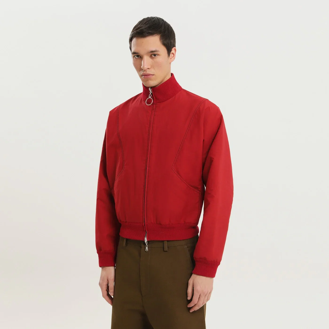 1989 STUDIO Red and black reversible jacket