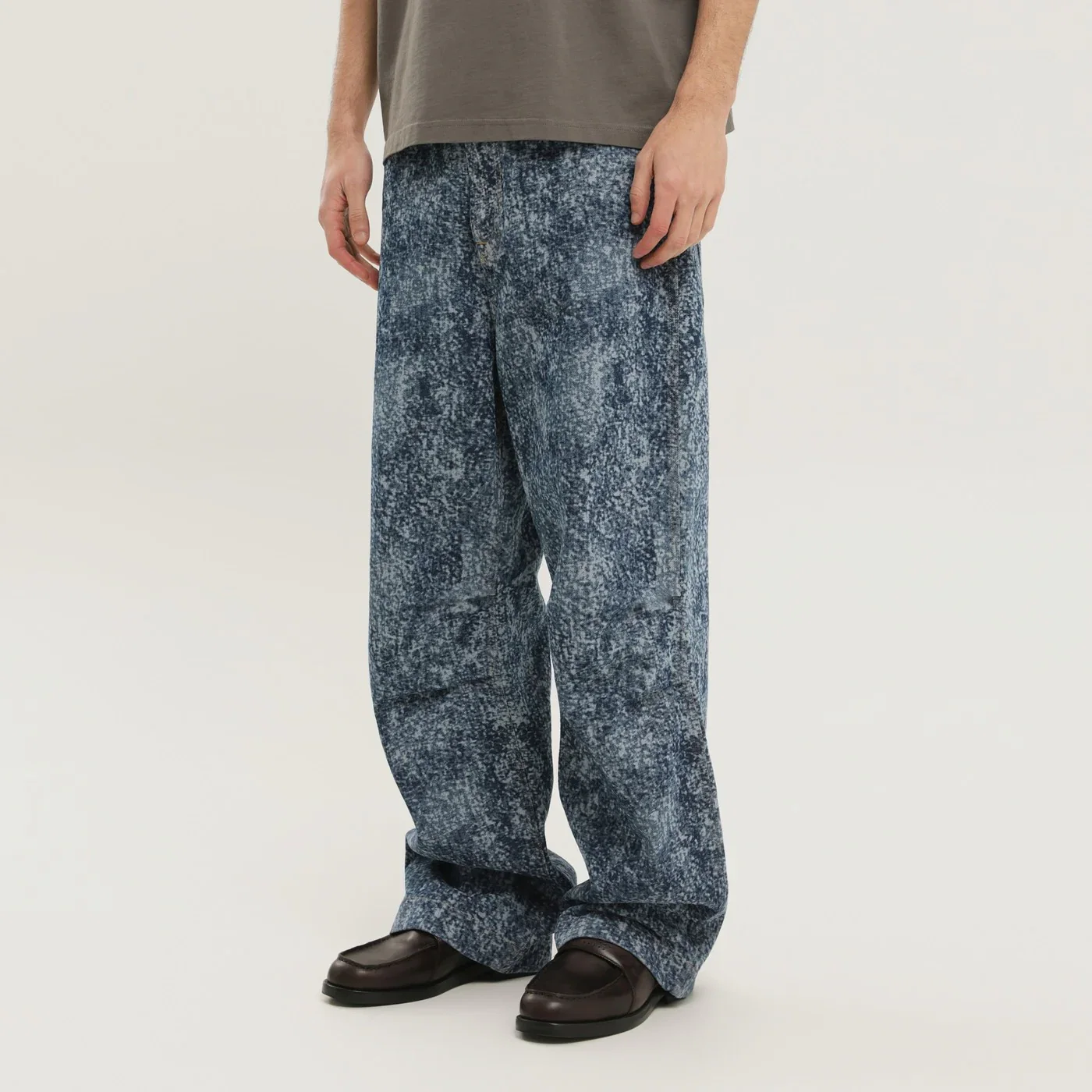 1989 STUDIO Pantaloni Marble Mastiff in denim