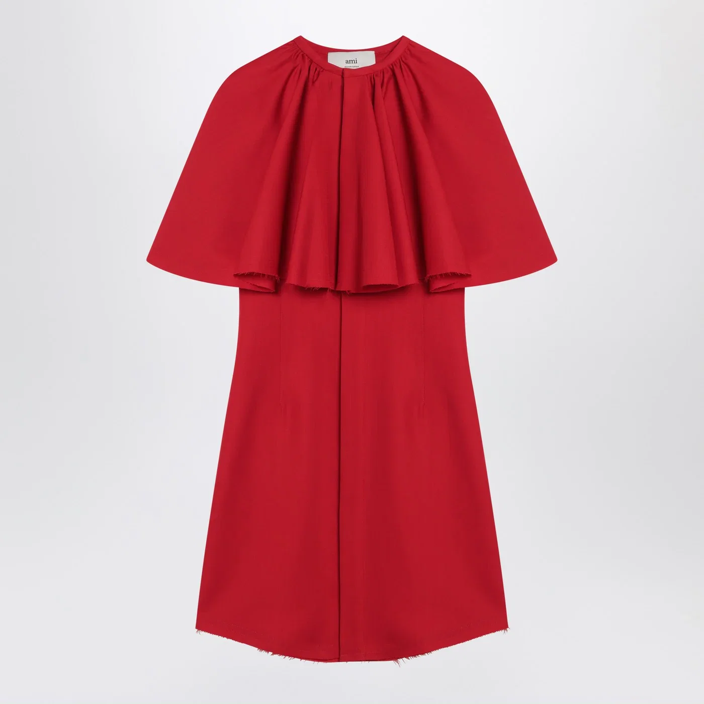 Ami Paris Mini red wool dress